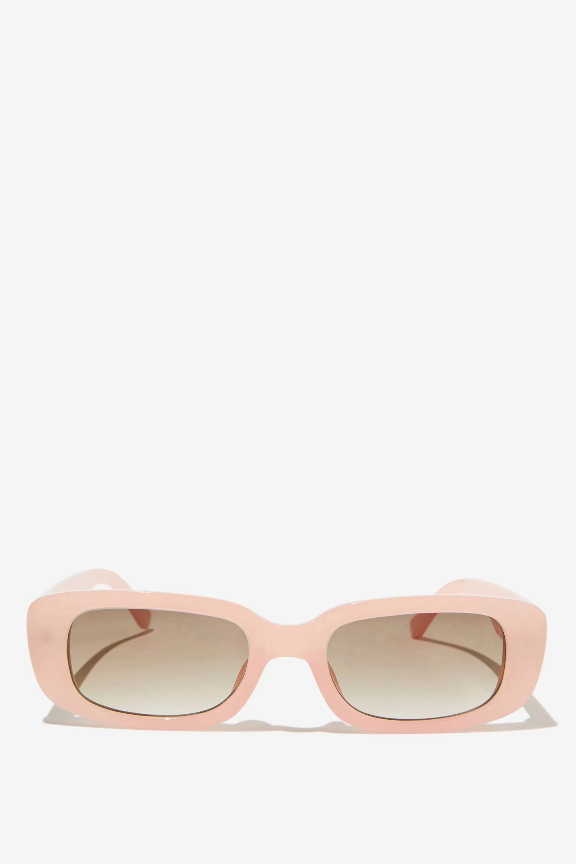 Cotton On Sunglasses*Abby Rectangle Sunglasses Dahliapink