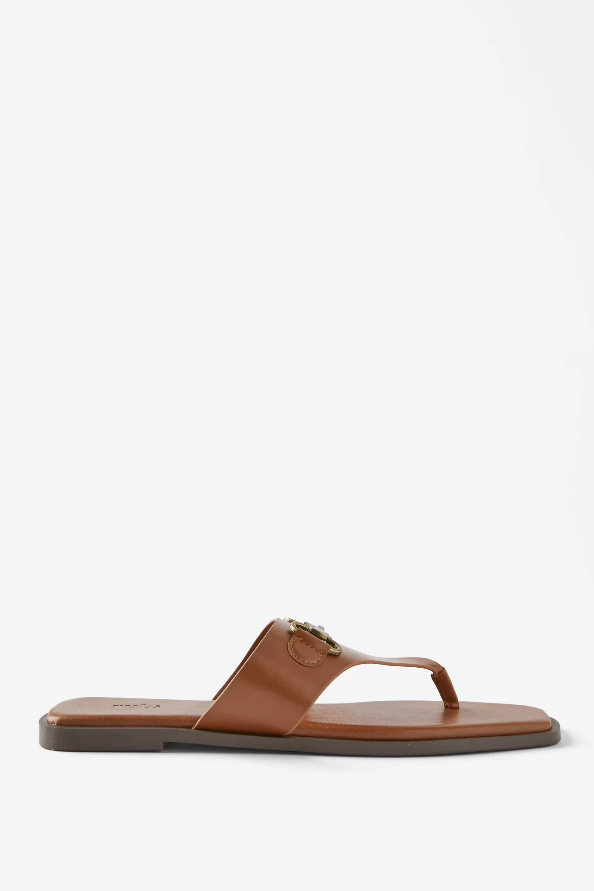 Cotton On Sandals & Flip Flops*Amalfi Toe Post Slide Tan/gold