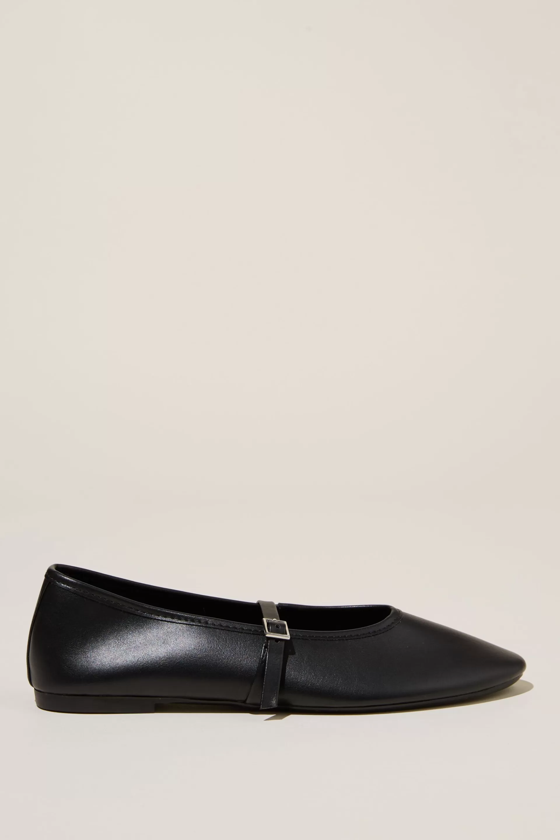 Cotton On Ballet Flats & Loafers*Amy Fine Mary Jane Ballet Blacksmooth