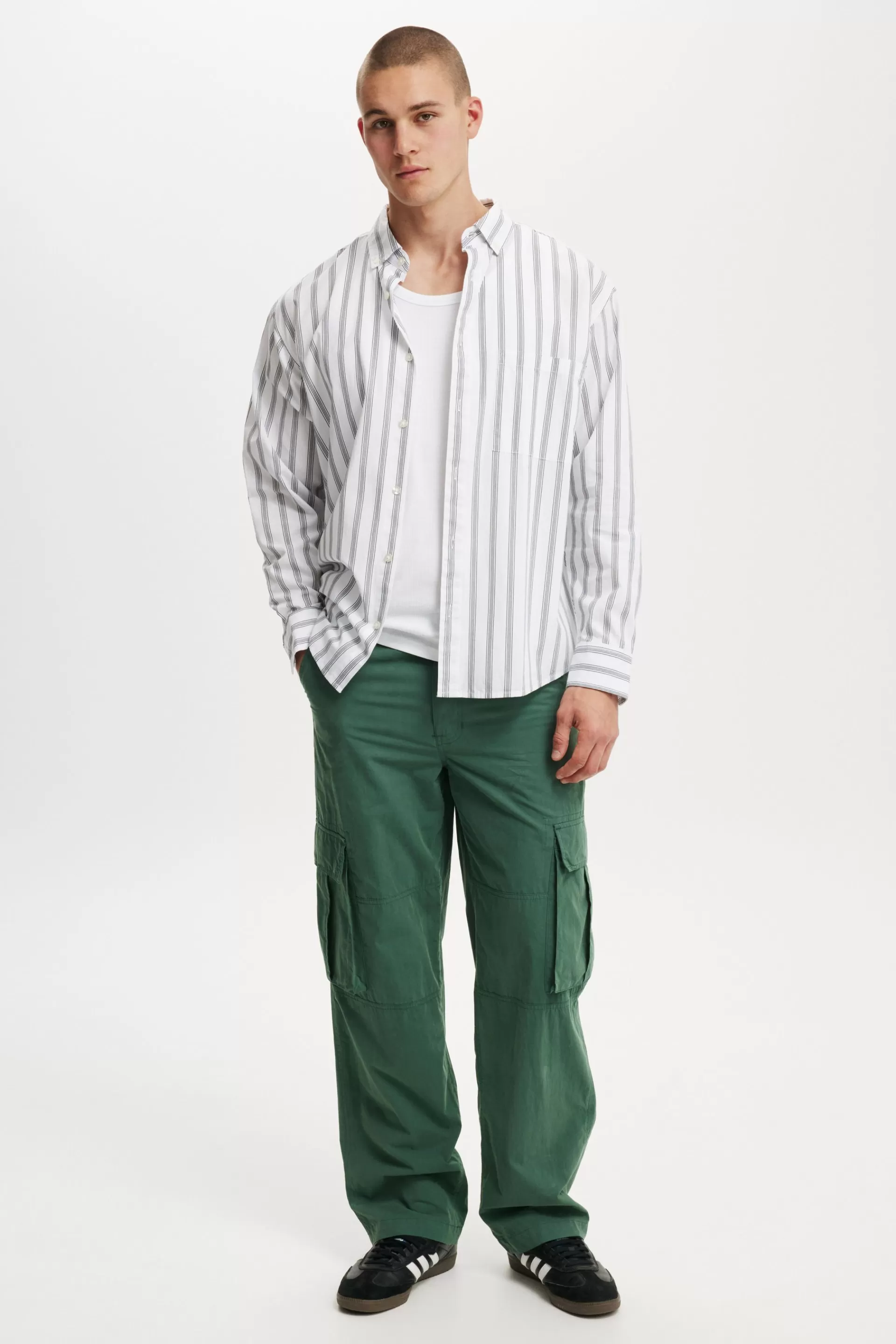 Cotton On Pants*Baggy Cargo Pant Trekkinggreen