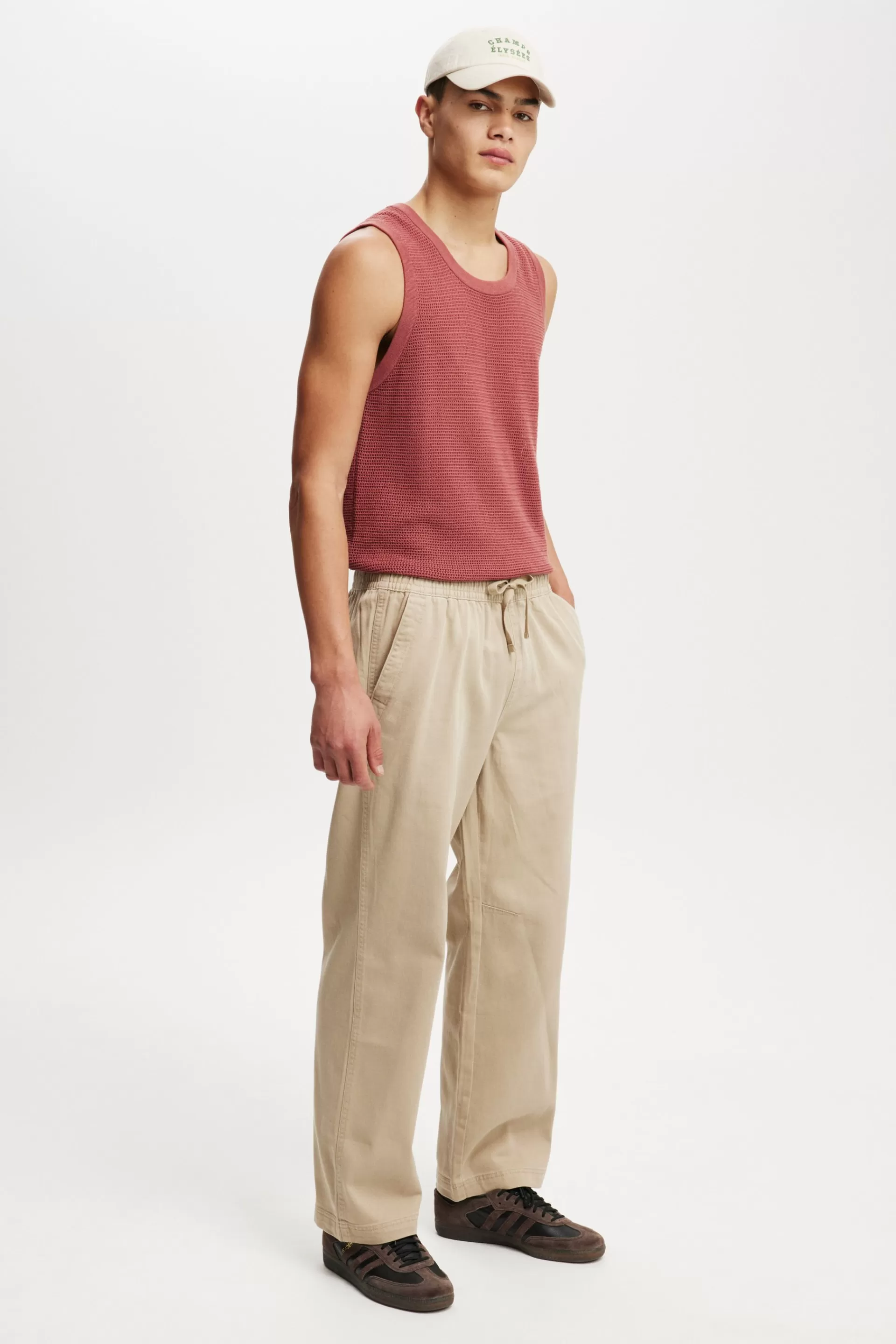 Cotton On Pants*Baggy Casual Pant Lightcamel