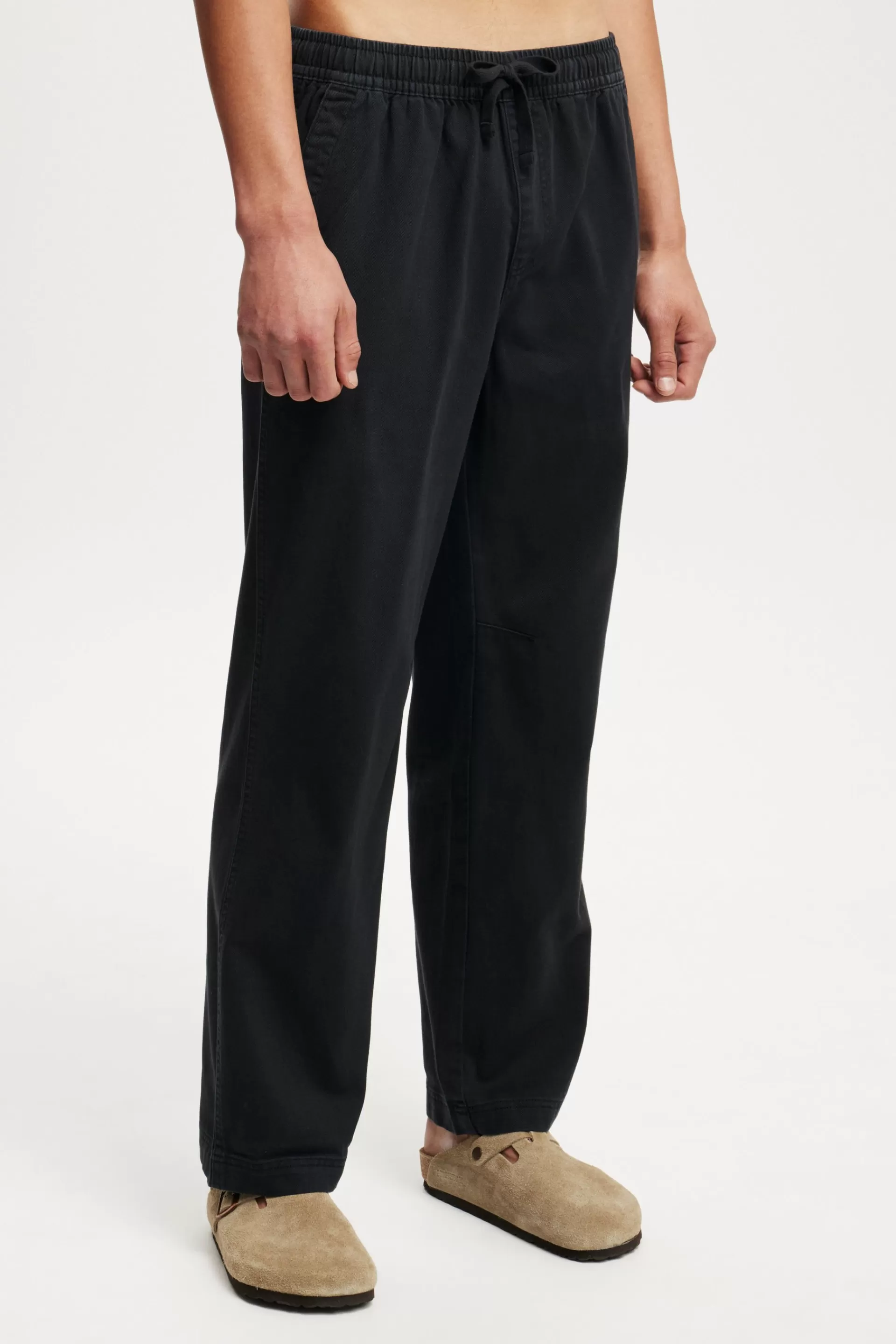 Cotton On Pants*Baggy Casual Pant Black