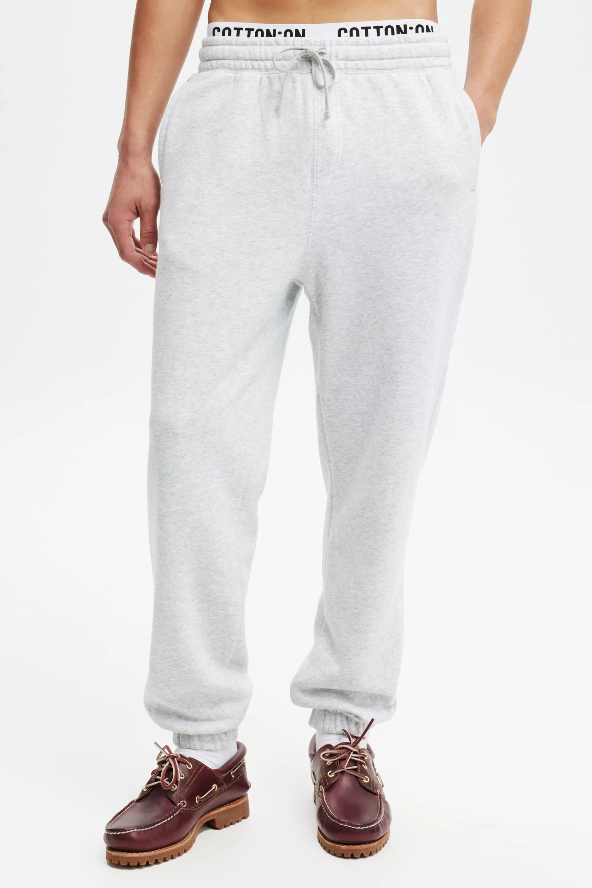 Cotton On Pants | Fleece & Sweats*Baggy Cuffed Track Pant Greymarle