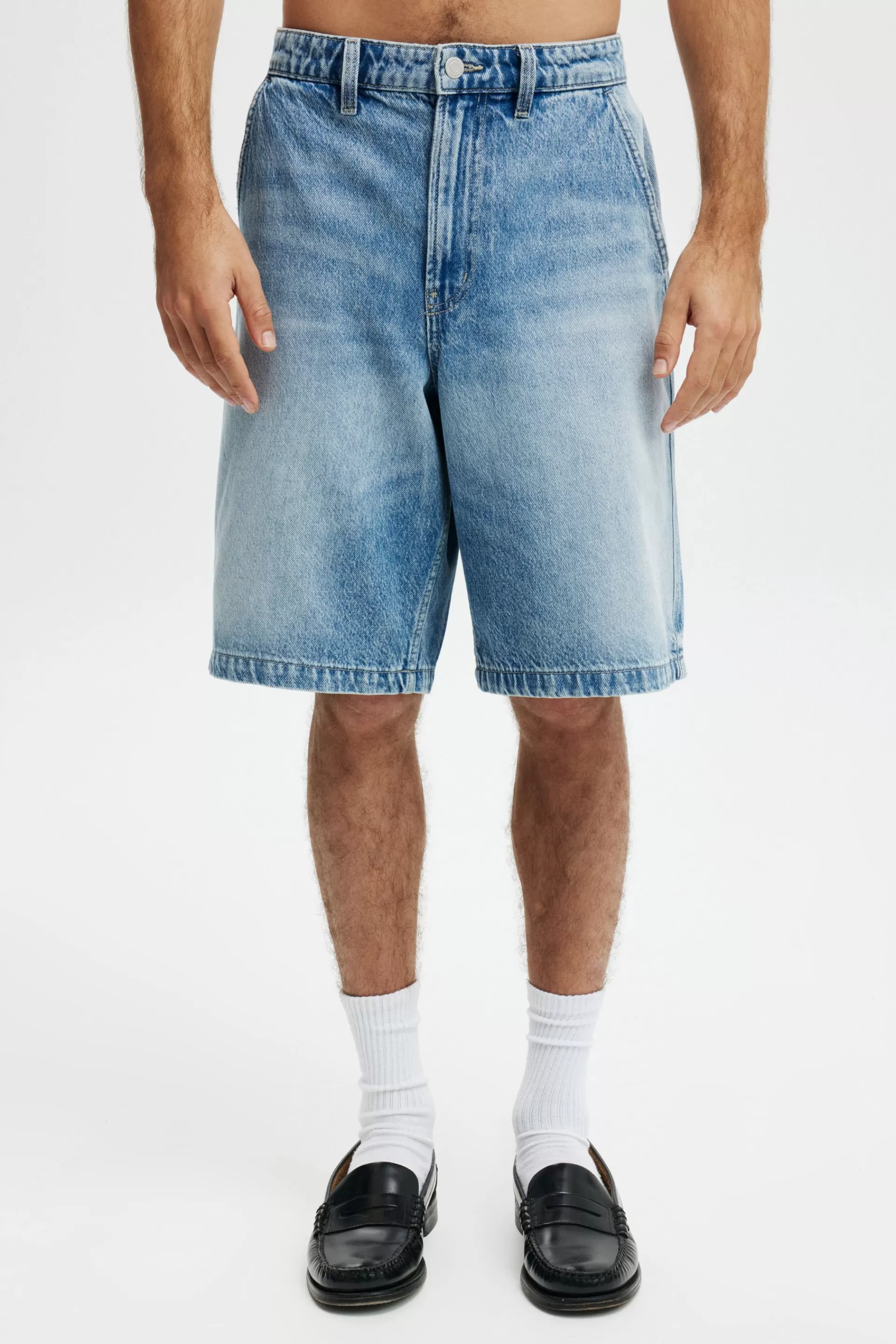 Cotton On Shorts | Shorts*Baggy Denim Short Cannonballblue