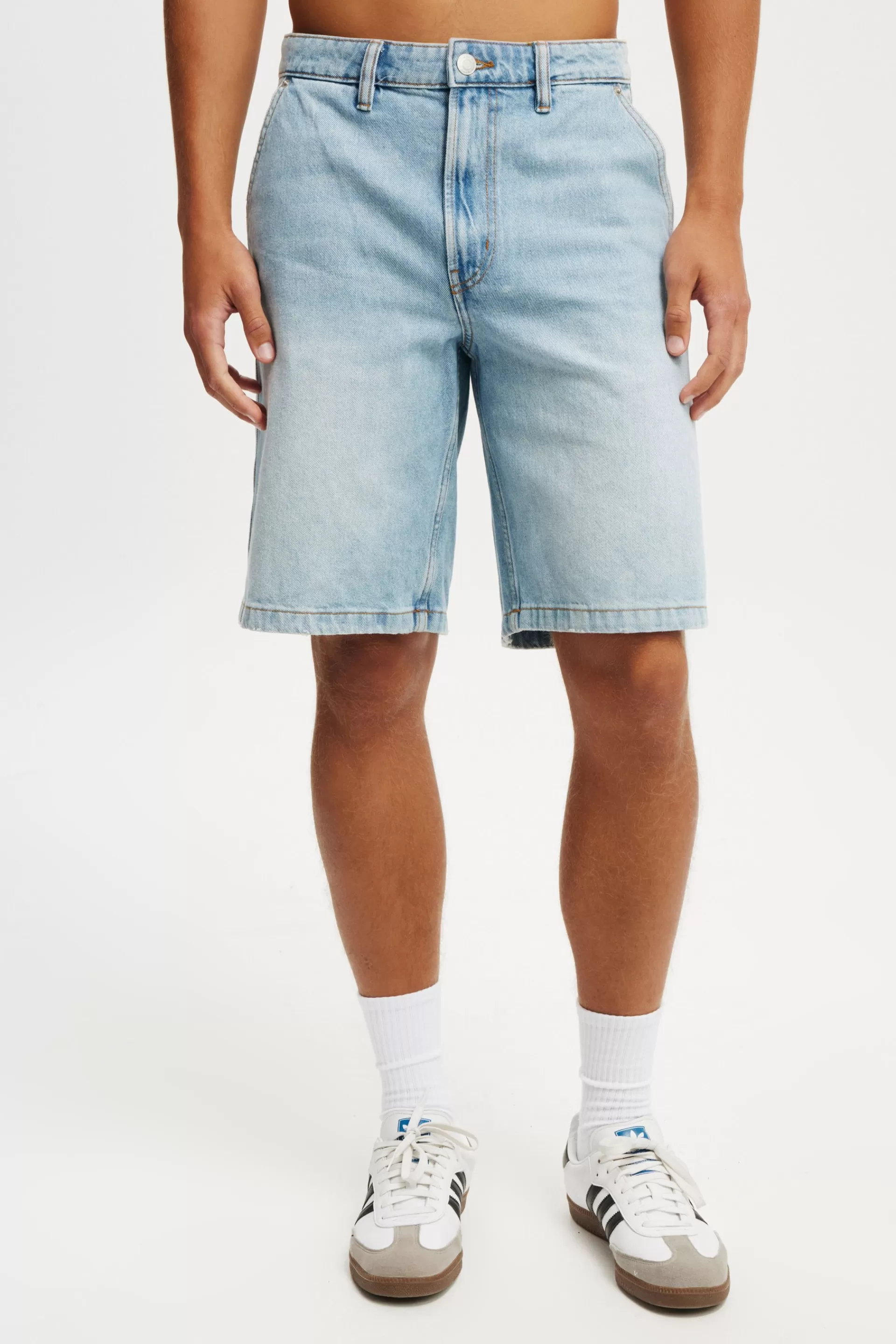 Cotton On Shorts | Jeans*Baggy Denim Short Carpenterremiblue