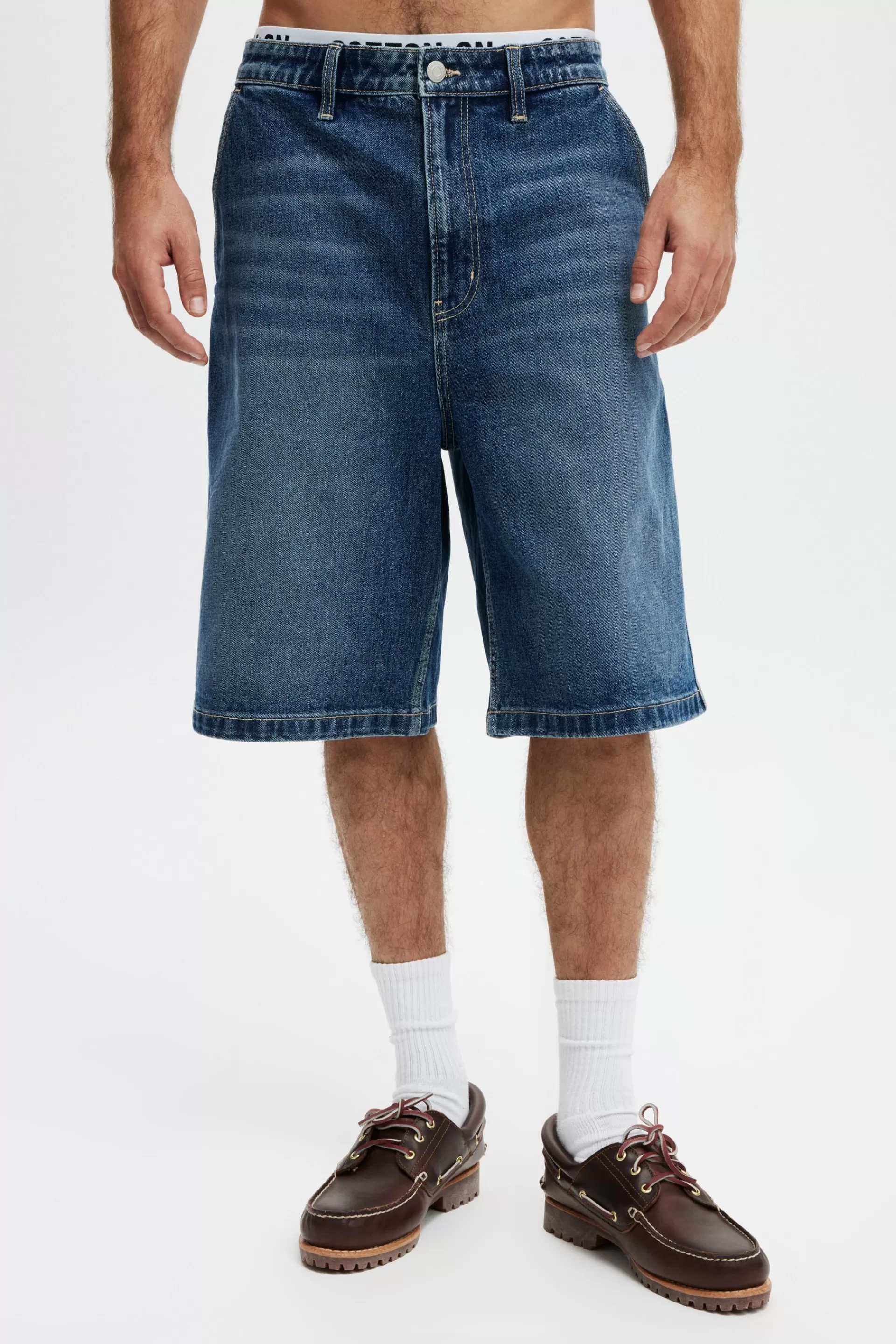 Cotton On Shorts | Shorts*Baggy Denim Short Everlongblue