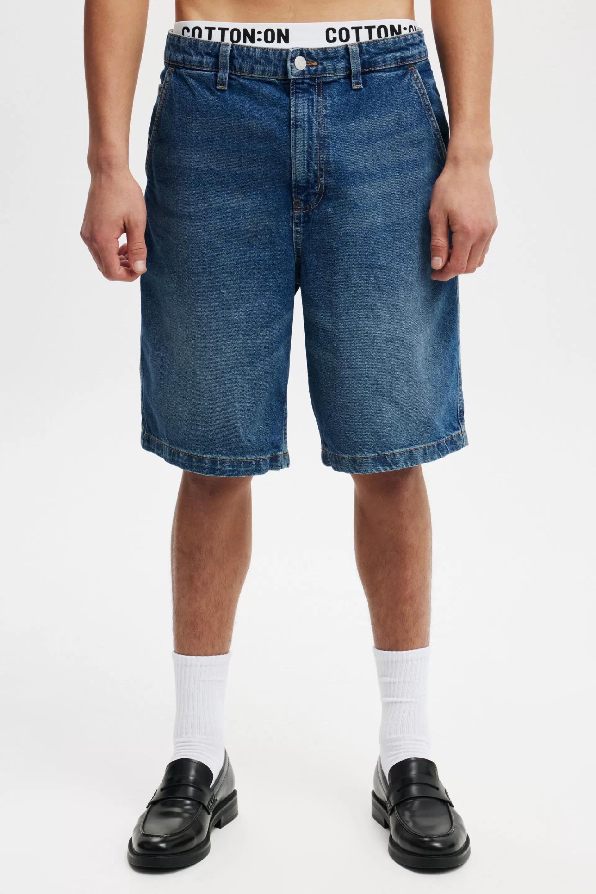 Cotton On Shorts | Shorts*Baggy Denim Short Shockbluewash