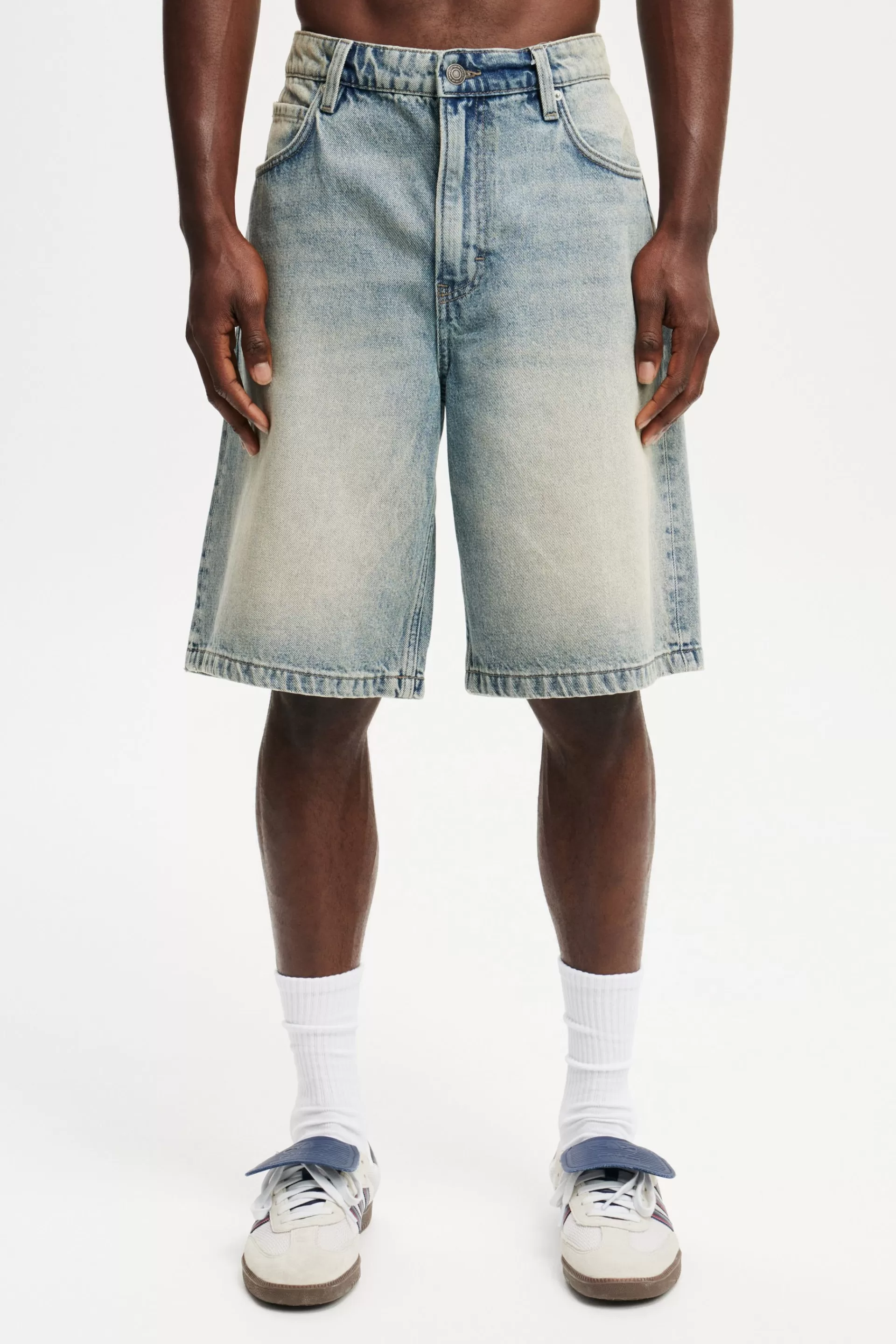 Cotton On Shorts | Jeans*Baggy Denim Short Milleniumtintblue