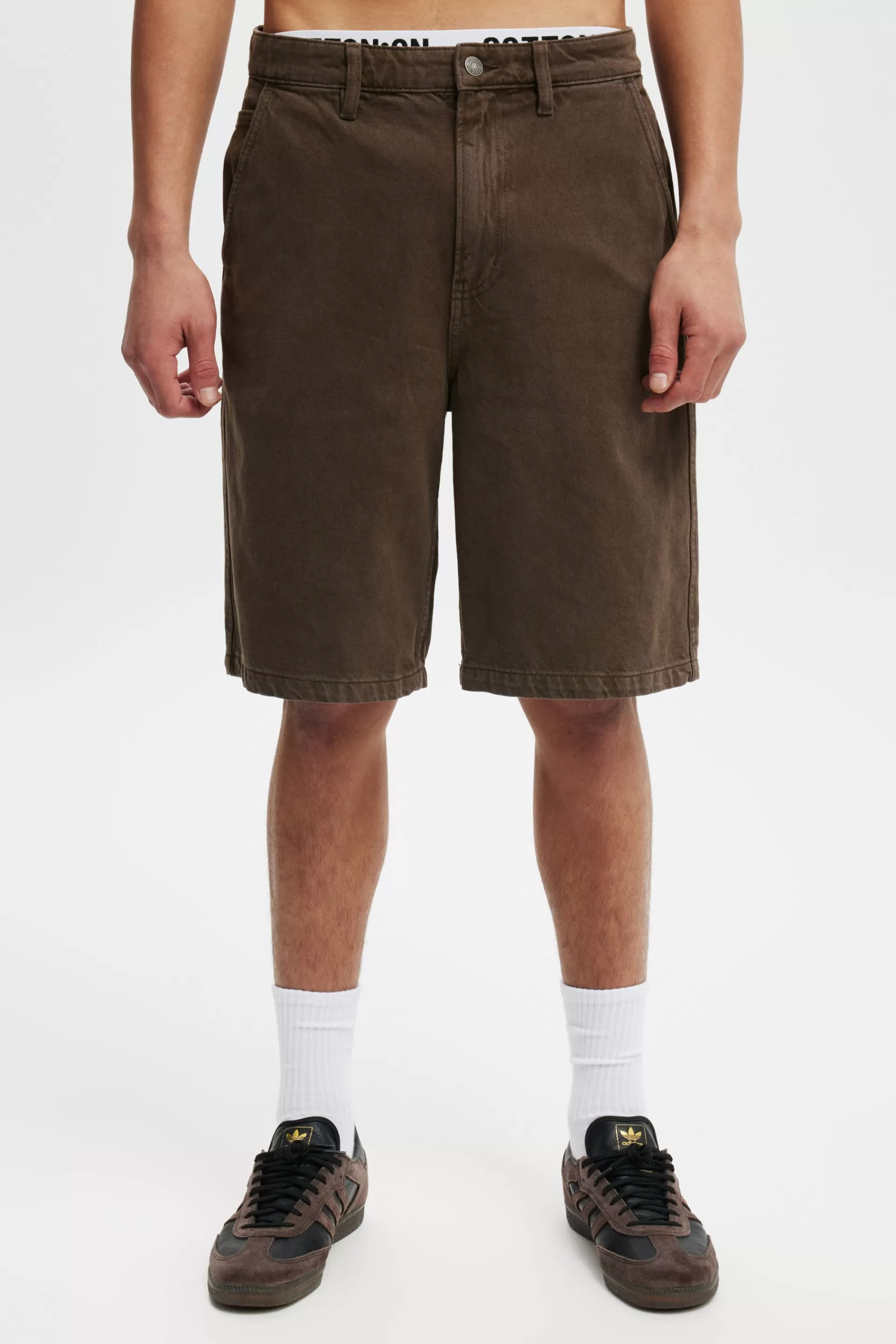 Cotton On Shorts | Shorts*Baggy Denim Short Chocolate