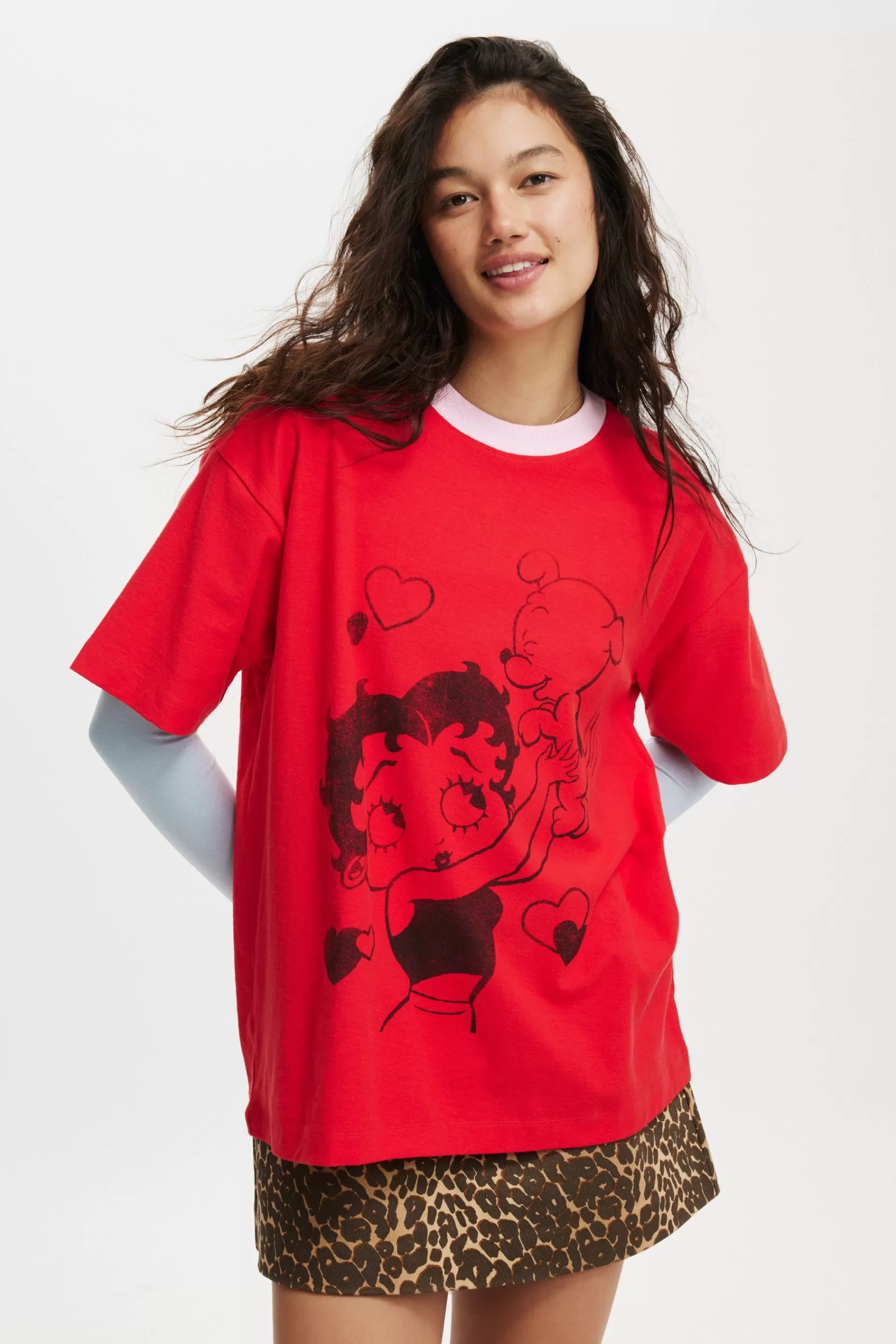 Cotton On Graphic T-Shirts | Tops*Betty Boop Graphic Tee Lcnbbpbettyboopbestfriends/lavaflare