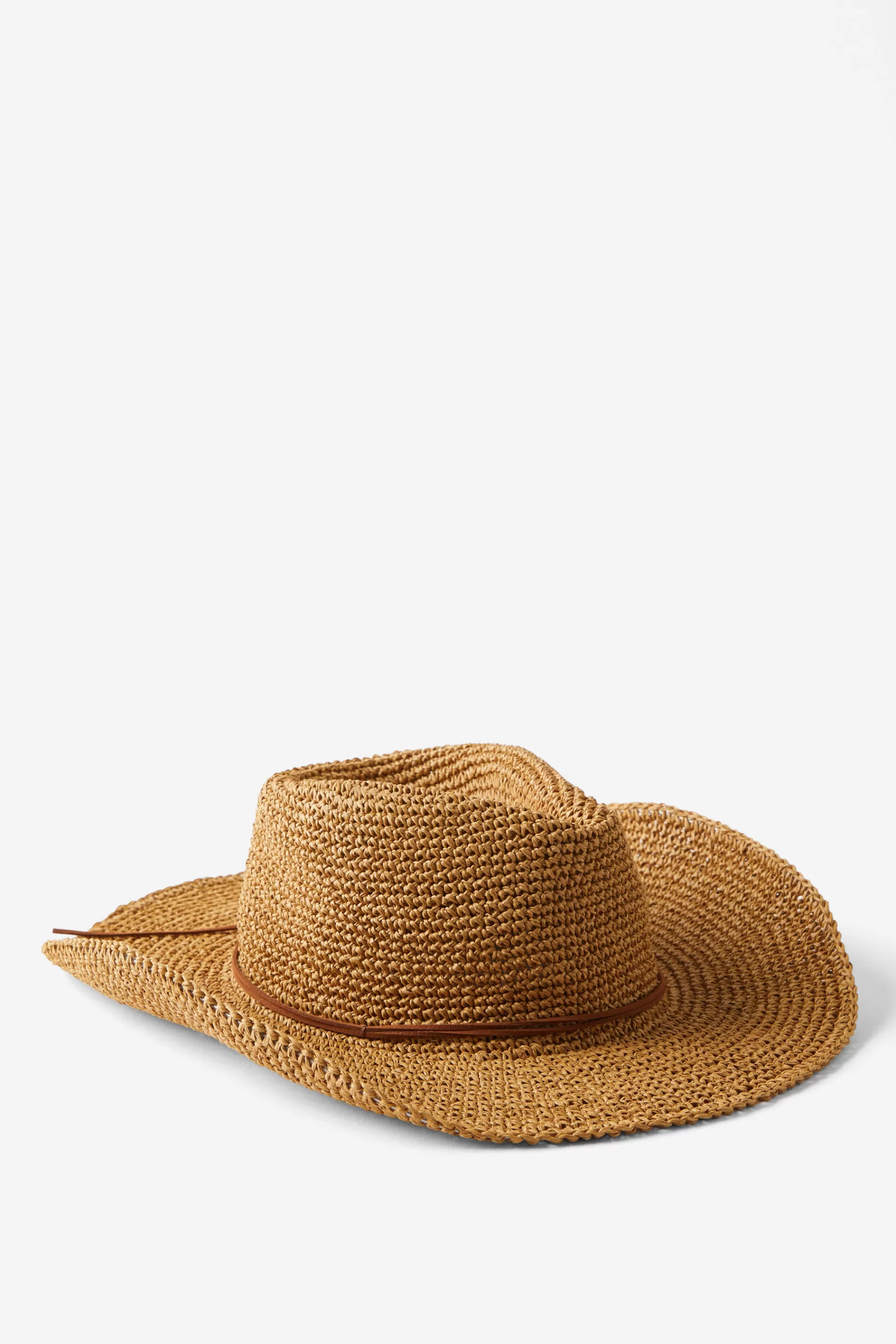 Cotton On Beach Accessories | Towels & Accessories*Body Western Hat Brown/braidedcord