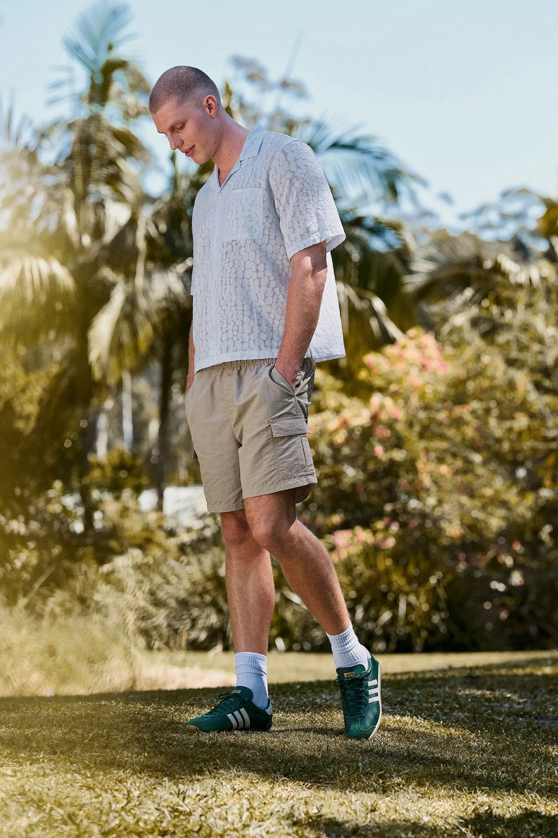 Cotton On Shirts*Box Fit Short Sleeve Shirt Cornflower