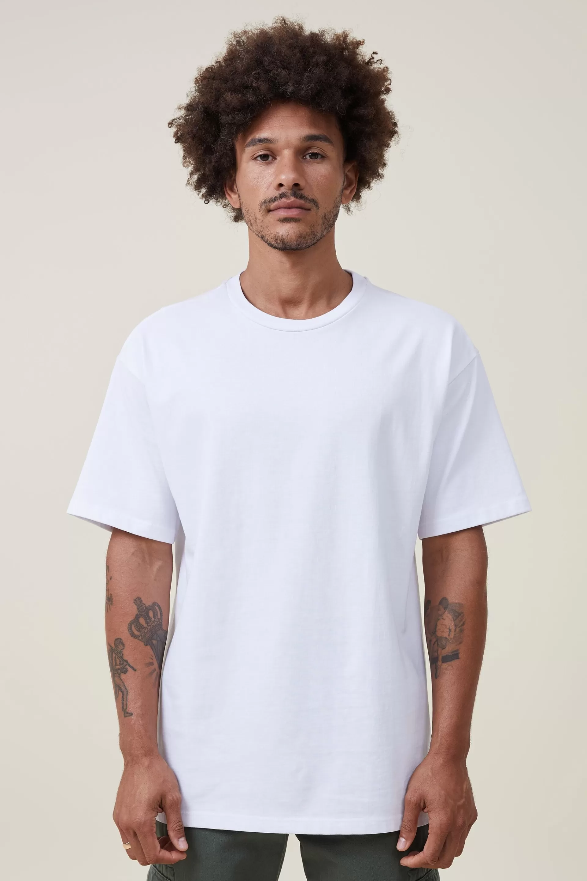 Cotton On Tees & Tanks*Box Fit T-Shirt White