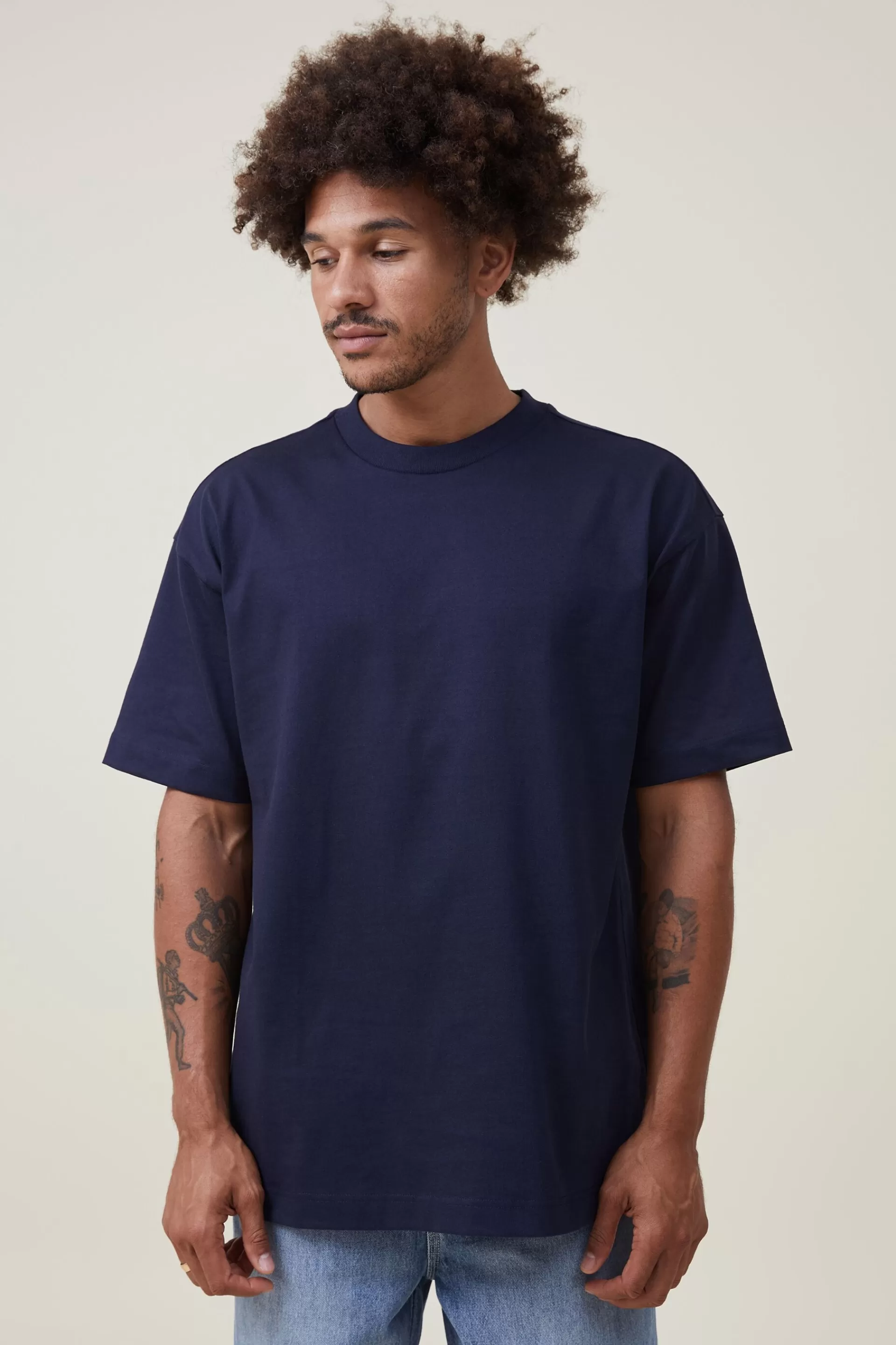 Cotton On Tees & Tanks*Box Fit T-Shirt Truenavy