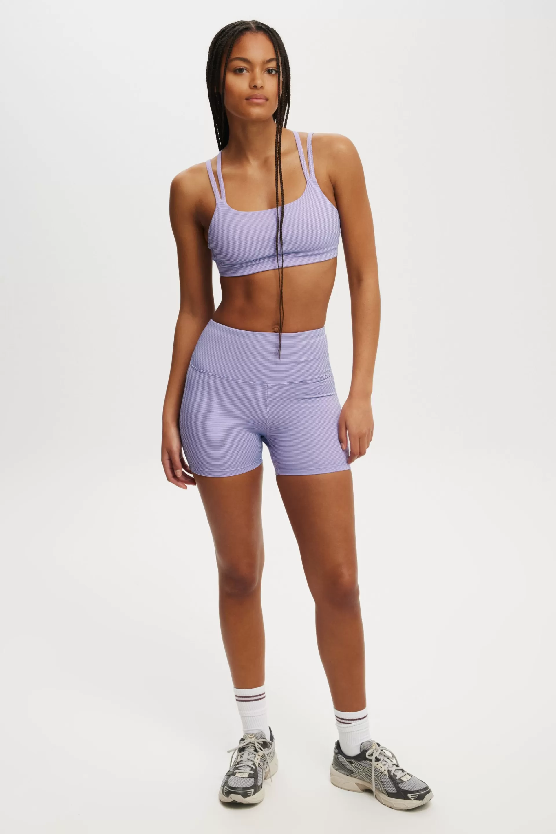 Cotton On Plus Size Curve | Shorts & Onesies*Byron Highwaisted Shortie Short Purpleroserib