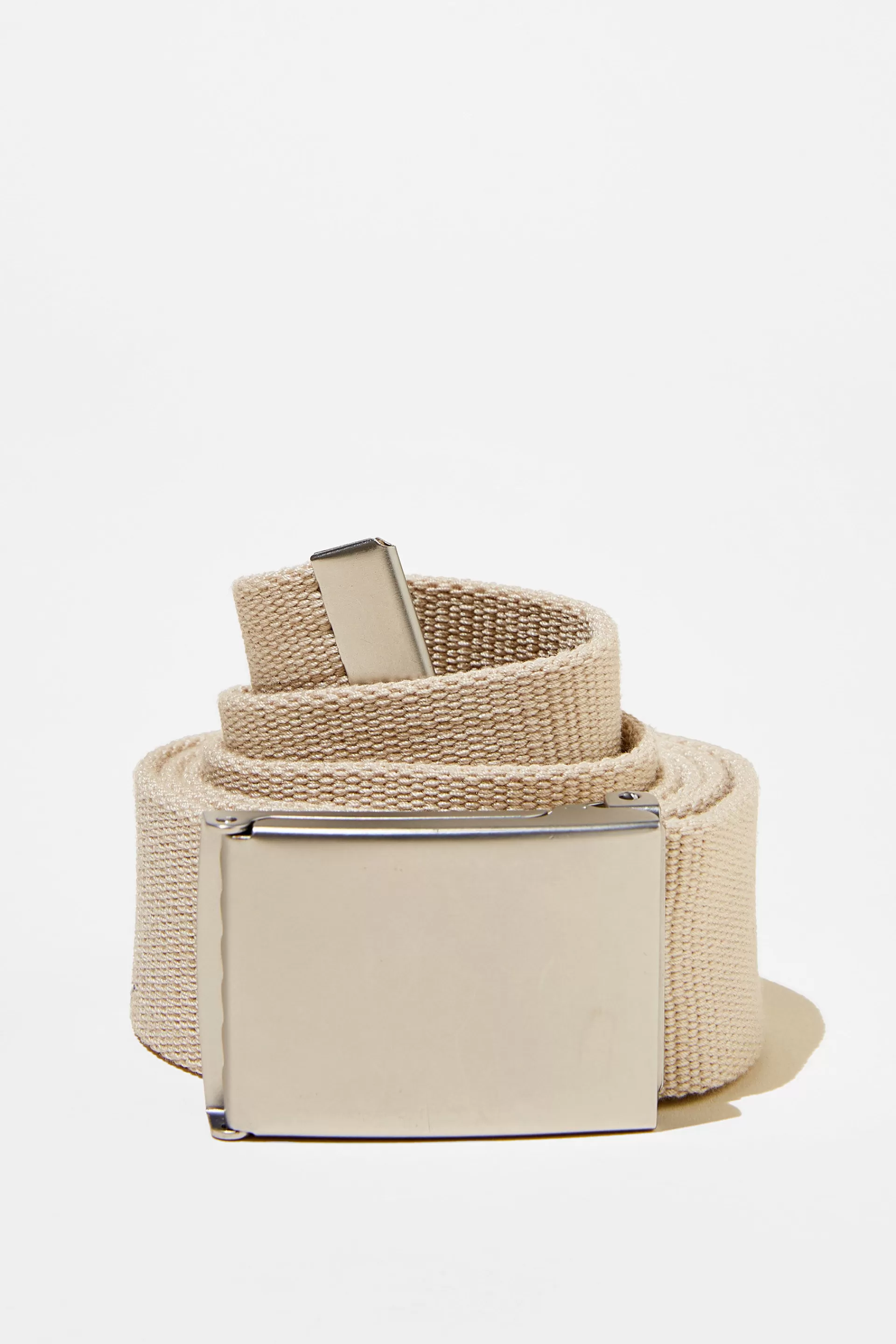 Cotton On Bags & Belts*Clip Belt Ecru/silver