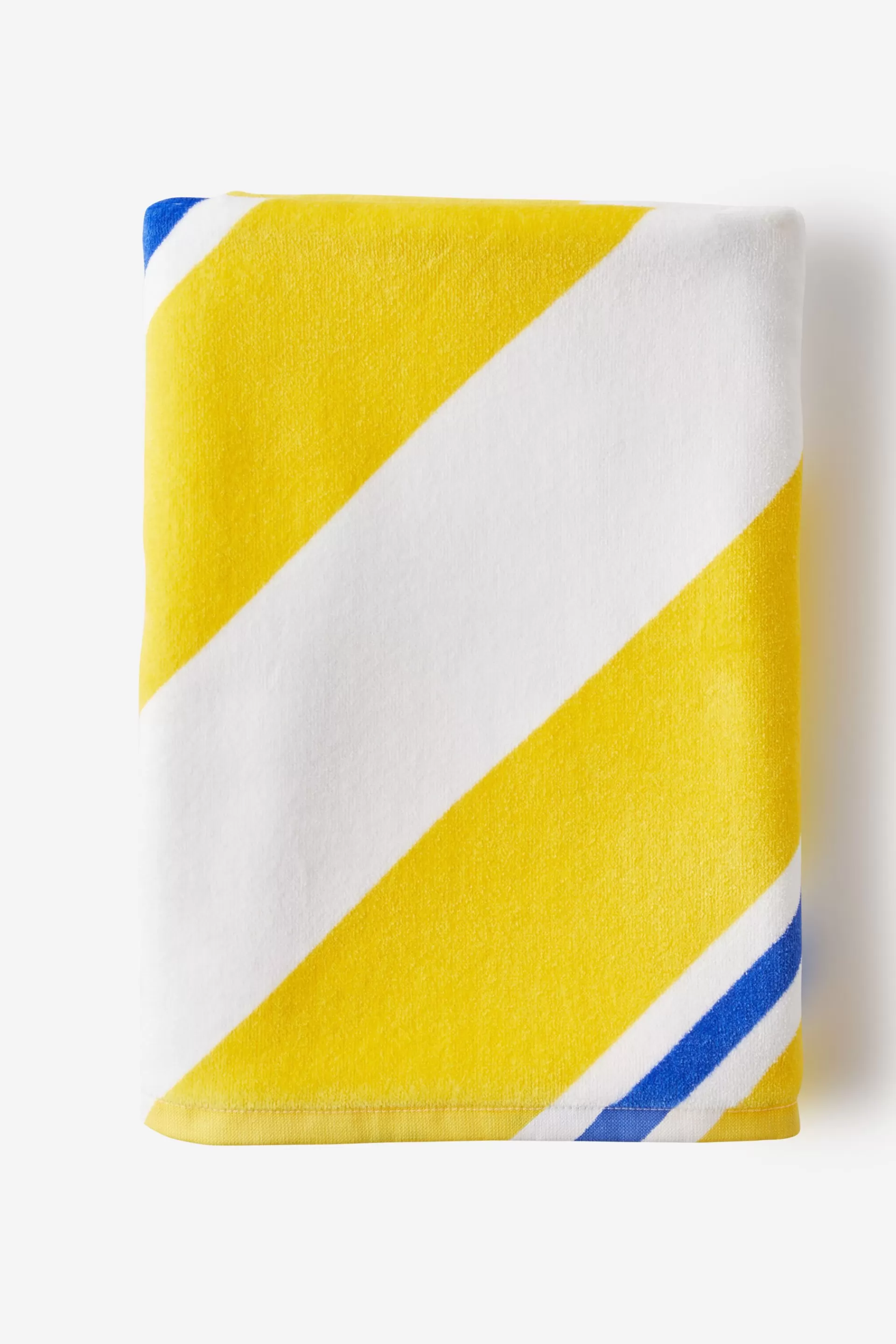 Cotton On Towels | Towels*Cotton Beach Towel Diagonalstripeyellow