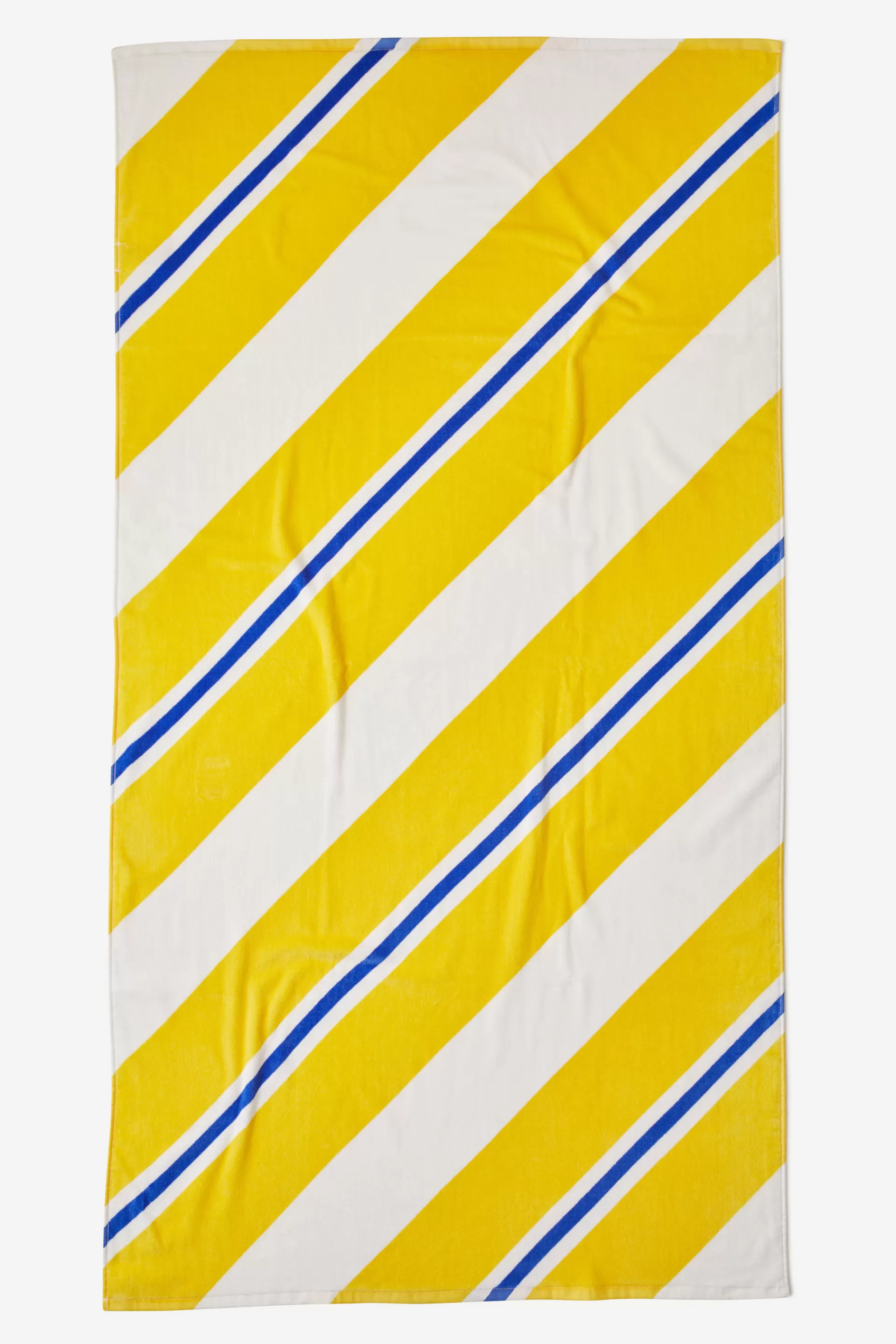 Cotton On Towels | Towels*Cotton Beach Towel Diagonalstripeyellow