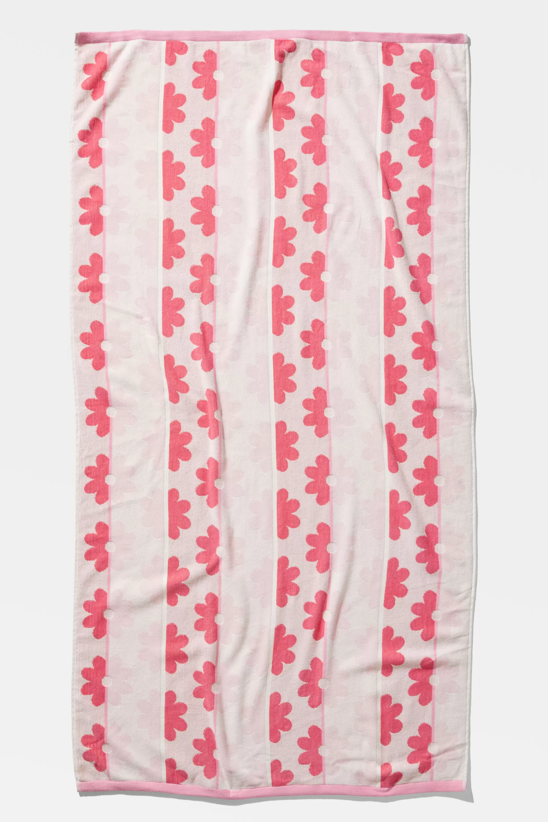 Cotton On Towels | Towels*Cotton Beach Towel Gigidaisystripepinkred