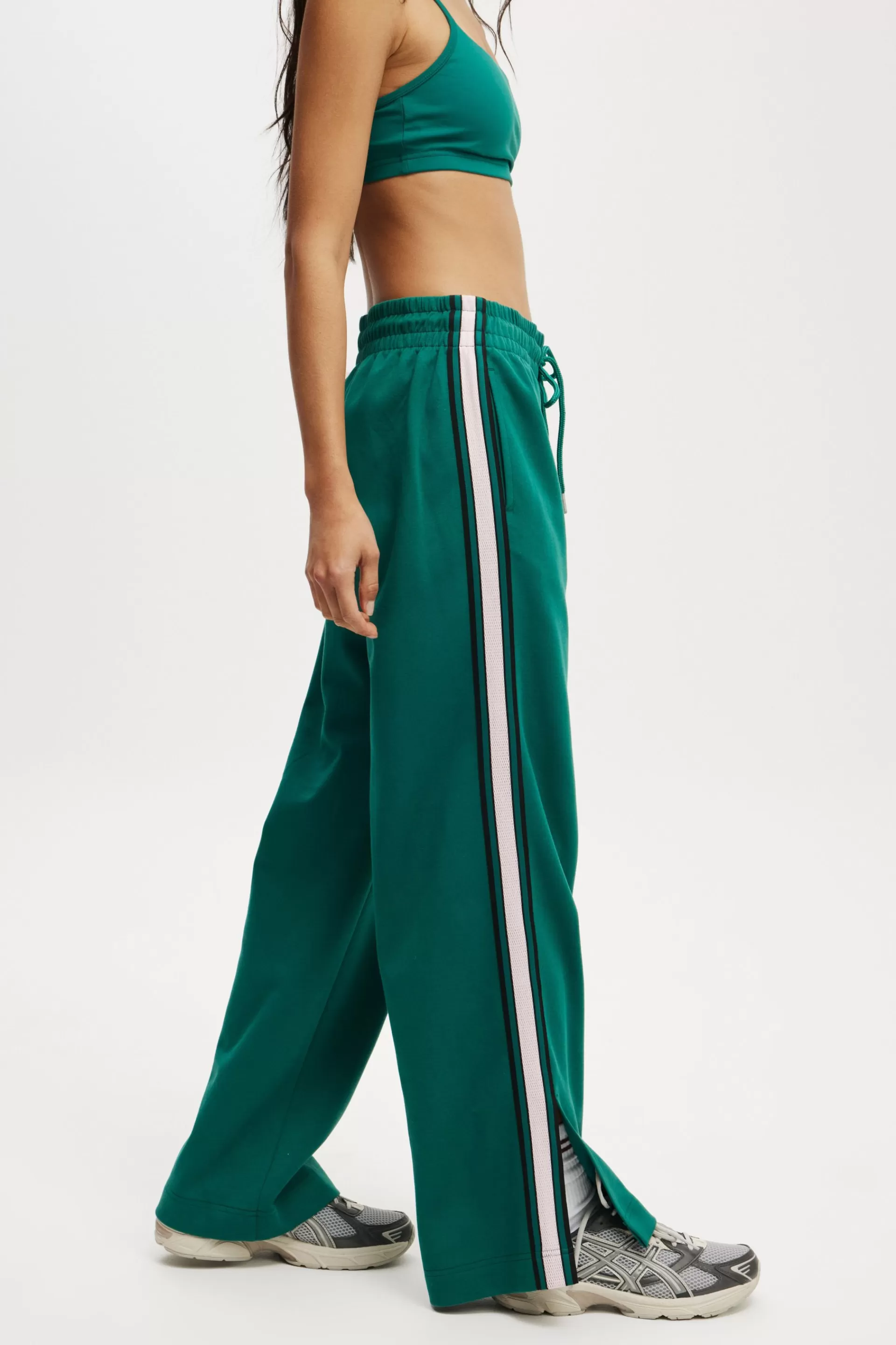 Cotton On Fleece | Hoodies & Trackpants*Court Side Track Pant Alpinegreen/cherrydream