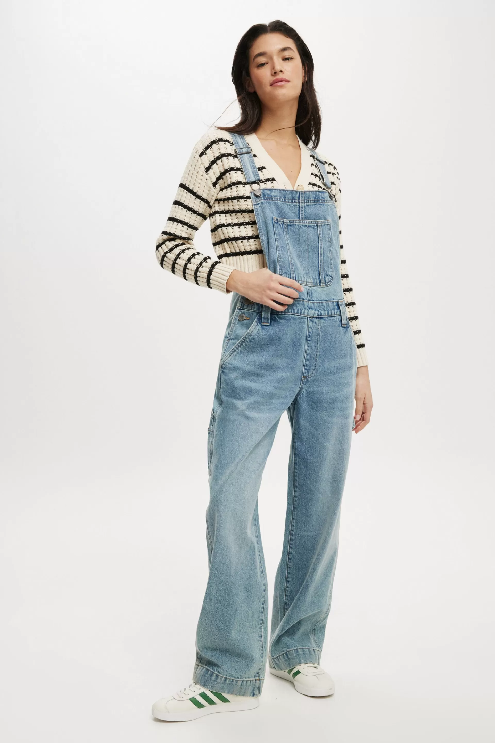 Cotton On Plus Size Curve | Overalls & Dresses*Denim Overall Bellsblue