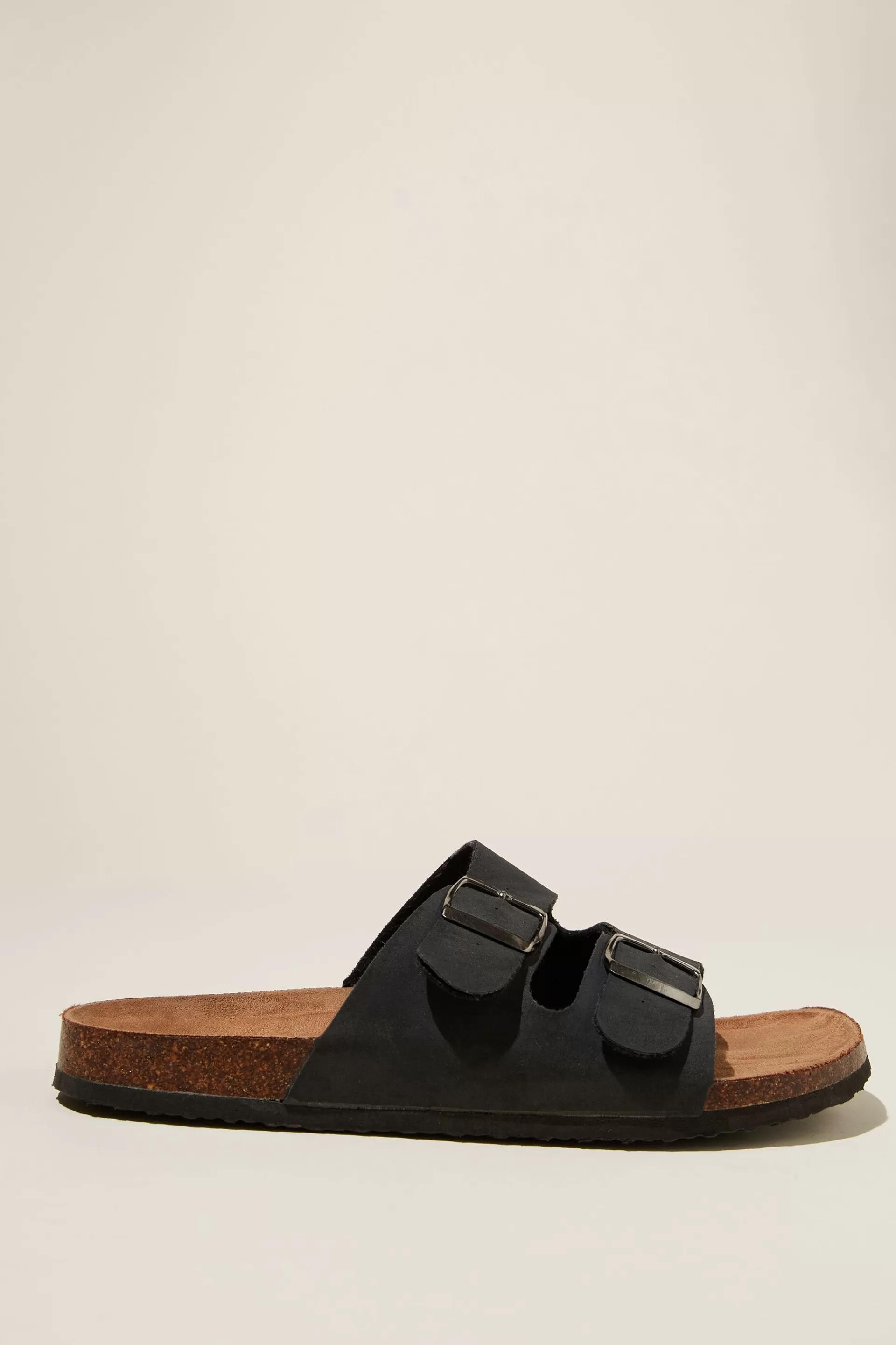 Cotton On Shoes*Double Buckle Sandal Black