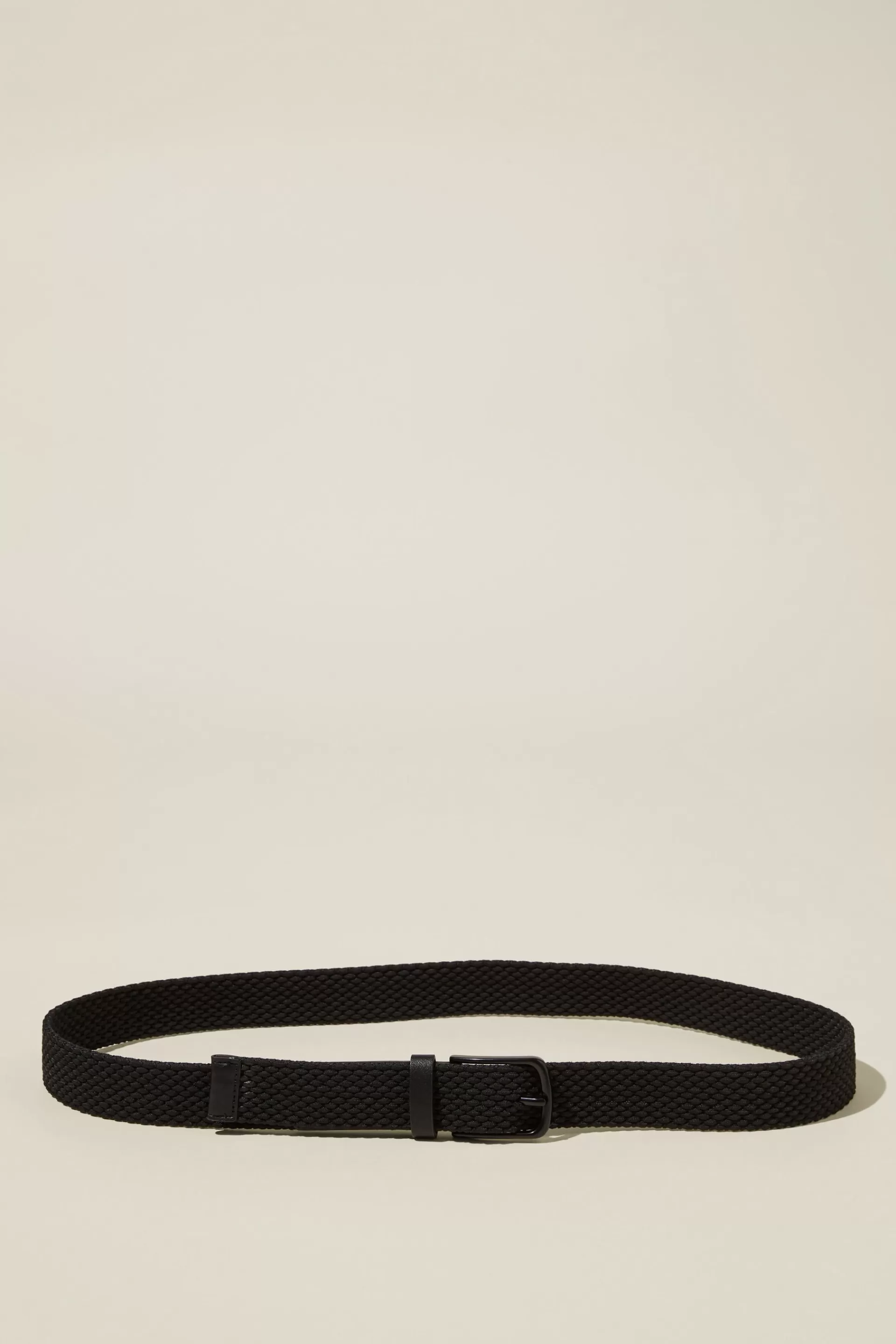 Cotton On Bags & Belts*Hampton Plait Belt Blackmatteblack