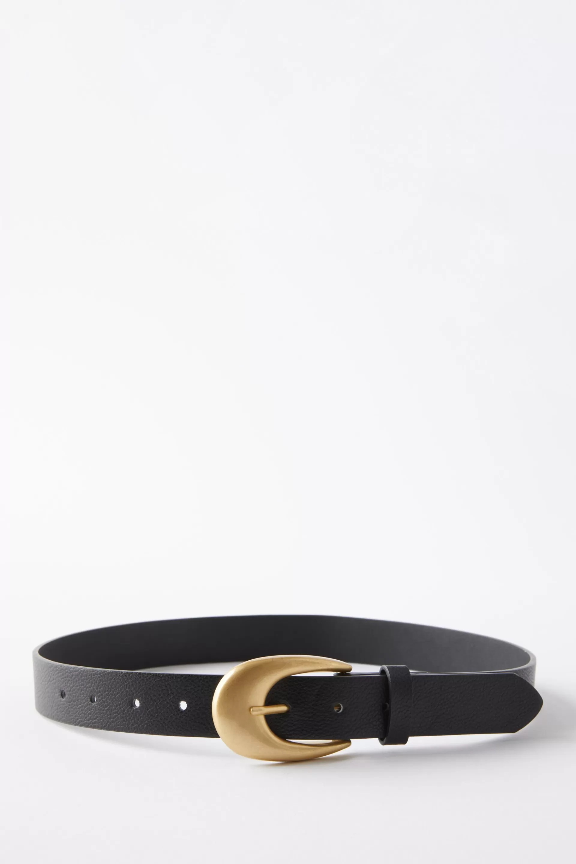 Cotton On Belts*Harper Oval Buckle Belt Black/gold