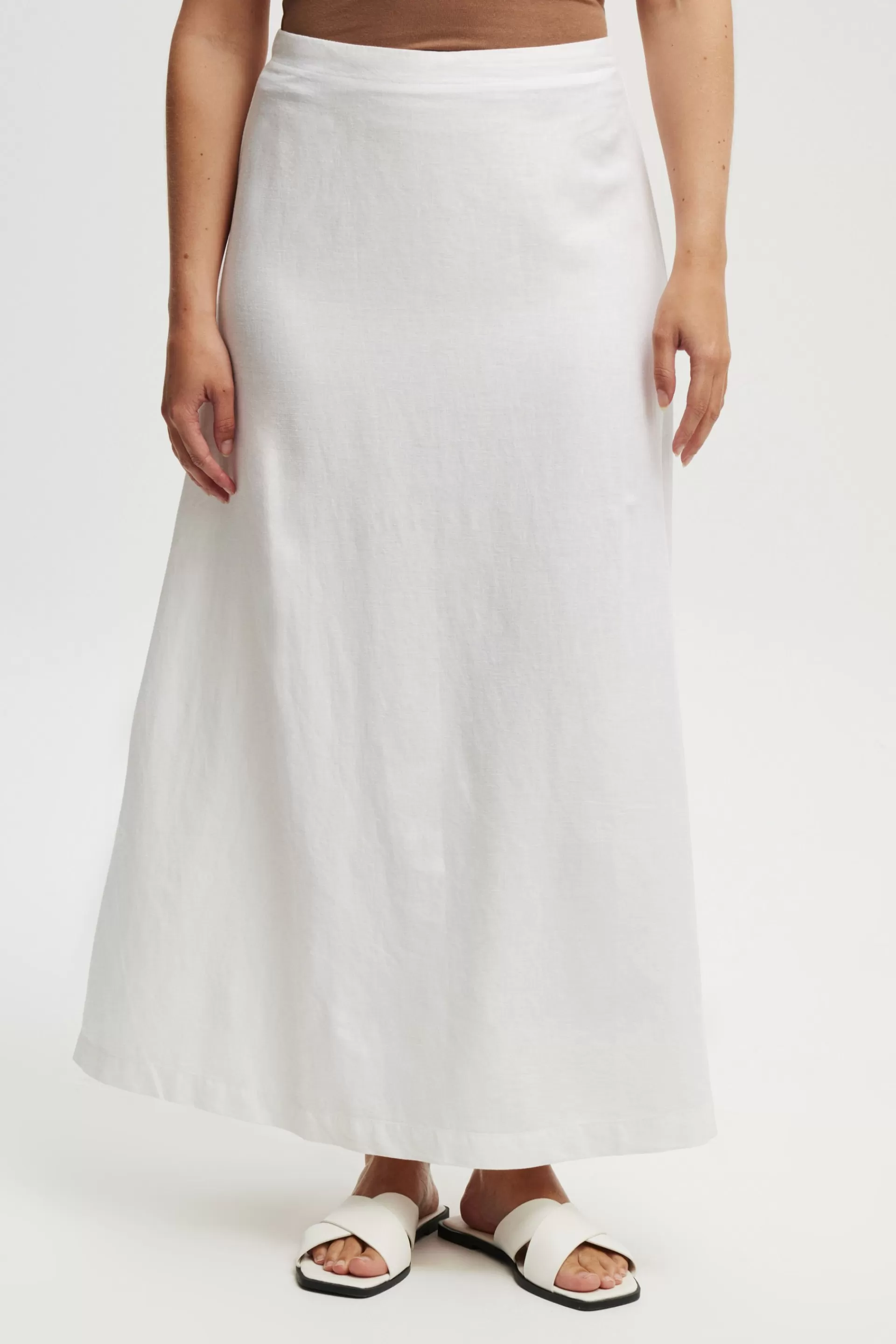 Cotton On Plus Size Curve | Skirts*Haven Maxi A-Line Skirt White