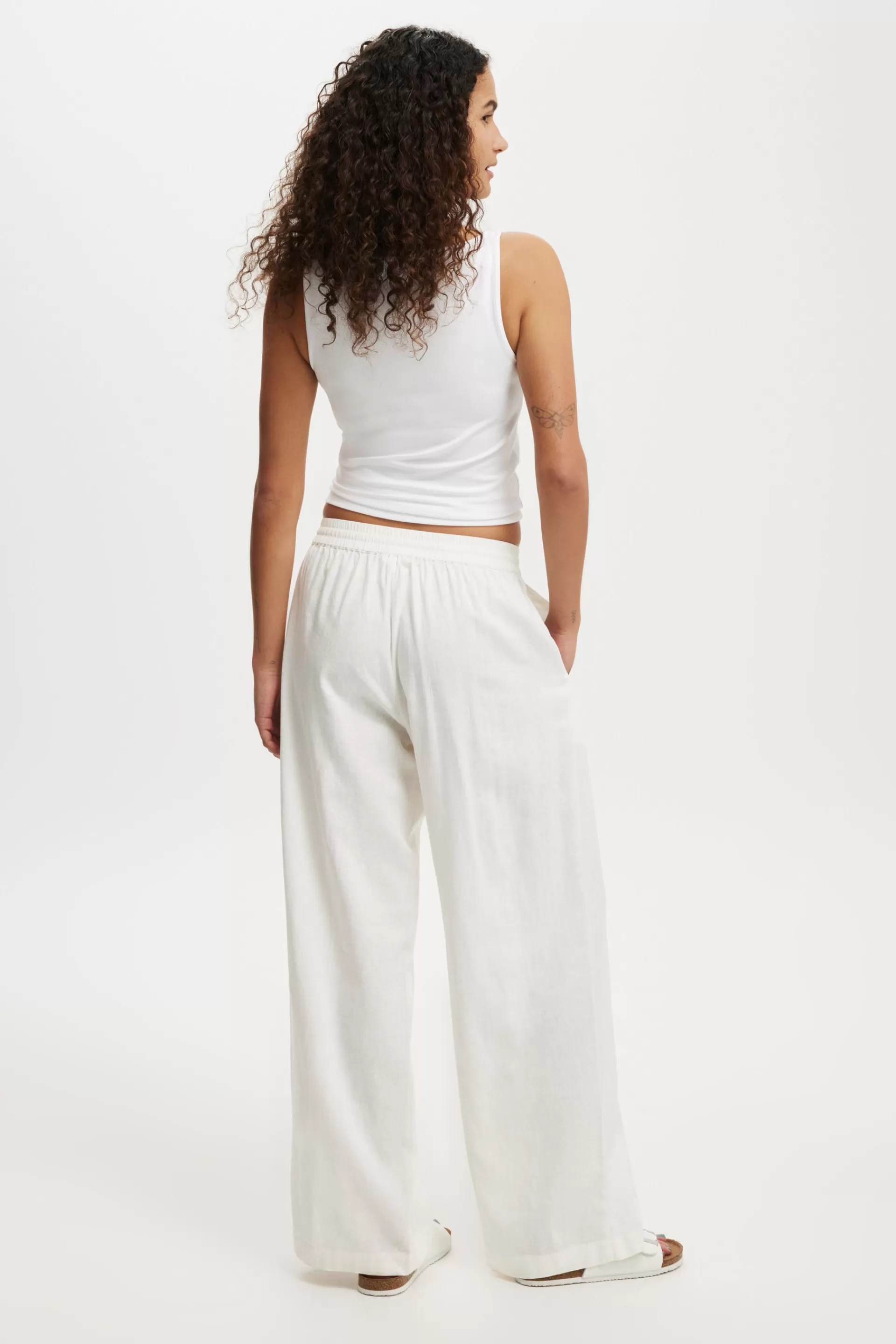 Cotton On Plus Size Curve | Pants*Haven Wide Leg Pant White