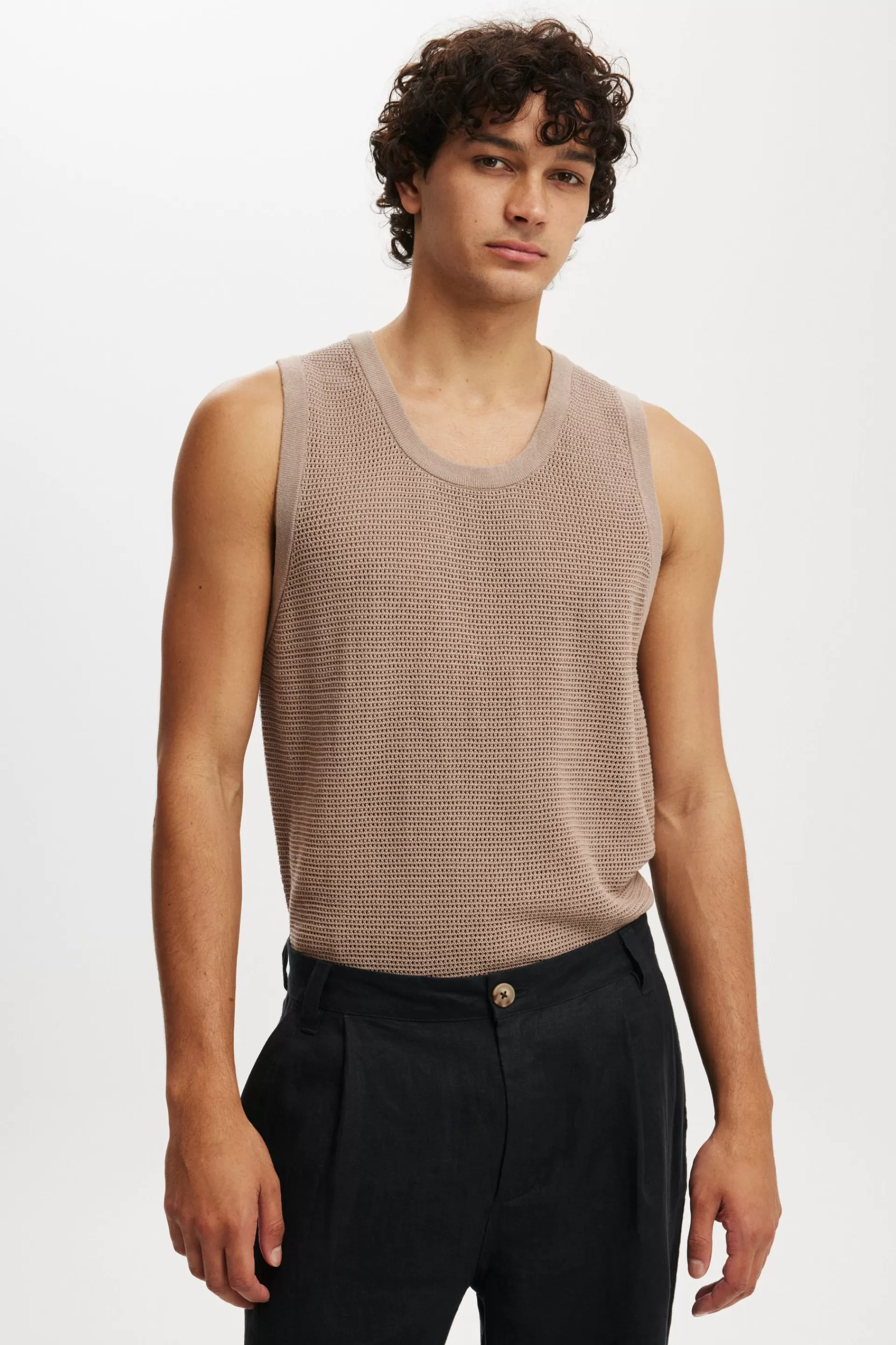 Cotton On Knitwear*Knit Tank Taupe