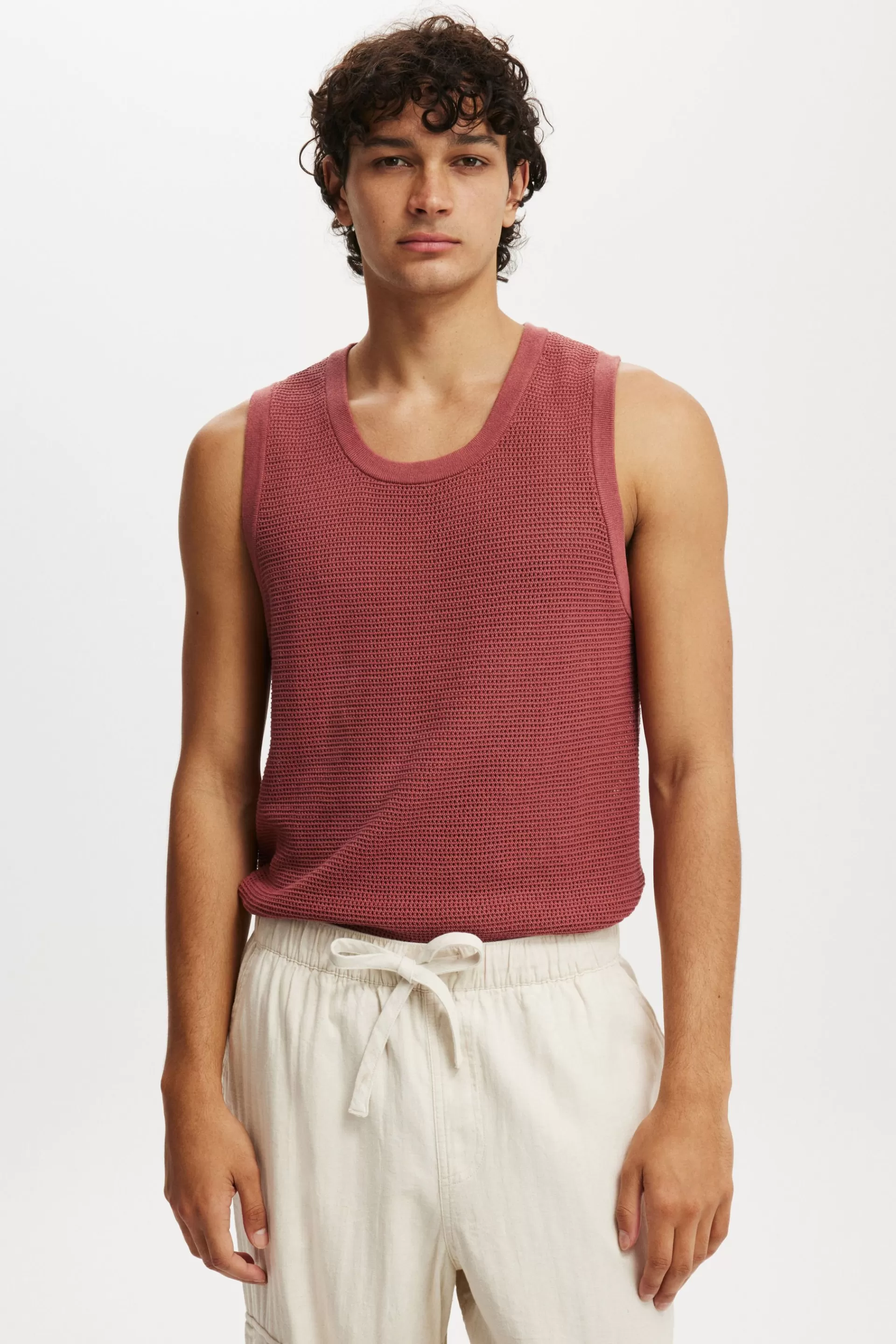 Cotton On Knitwear*Knit Tank Oxblood