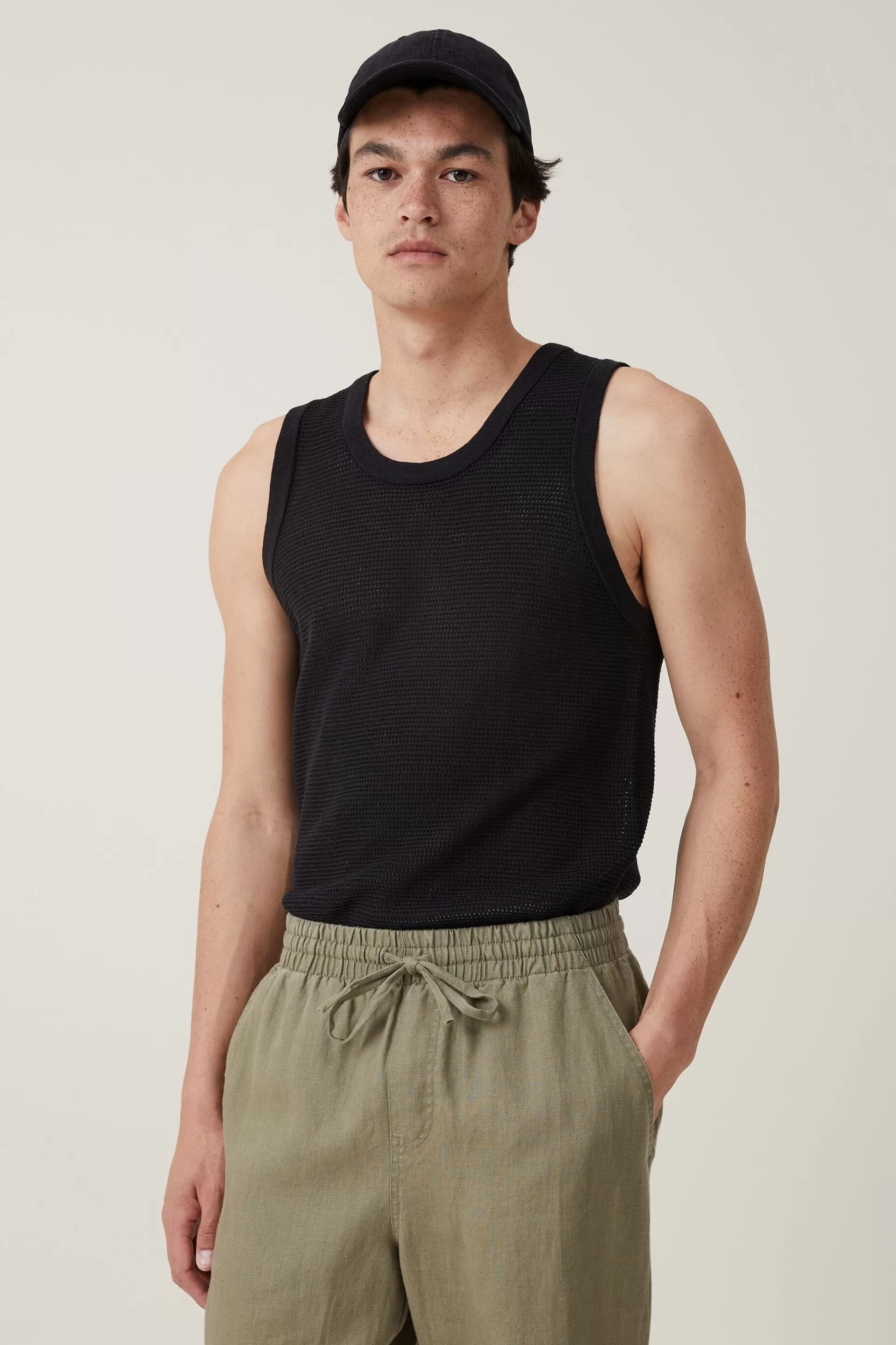 Cotton On Knitwear | Tees & Tanks*Knit Tank Washedblack