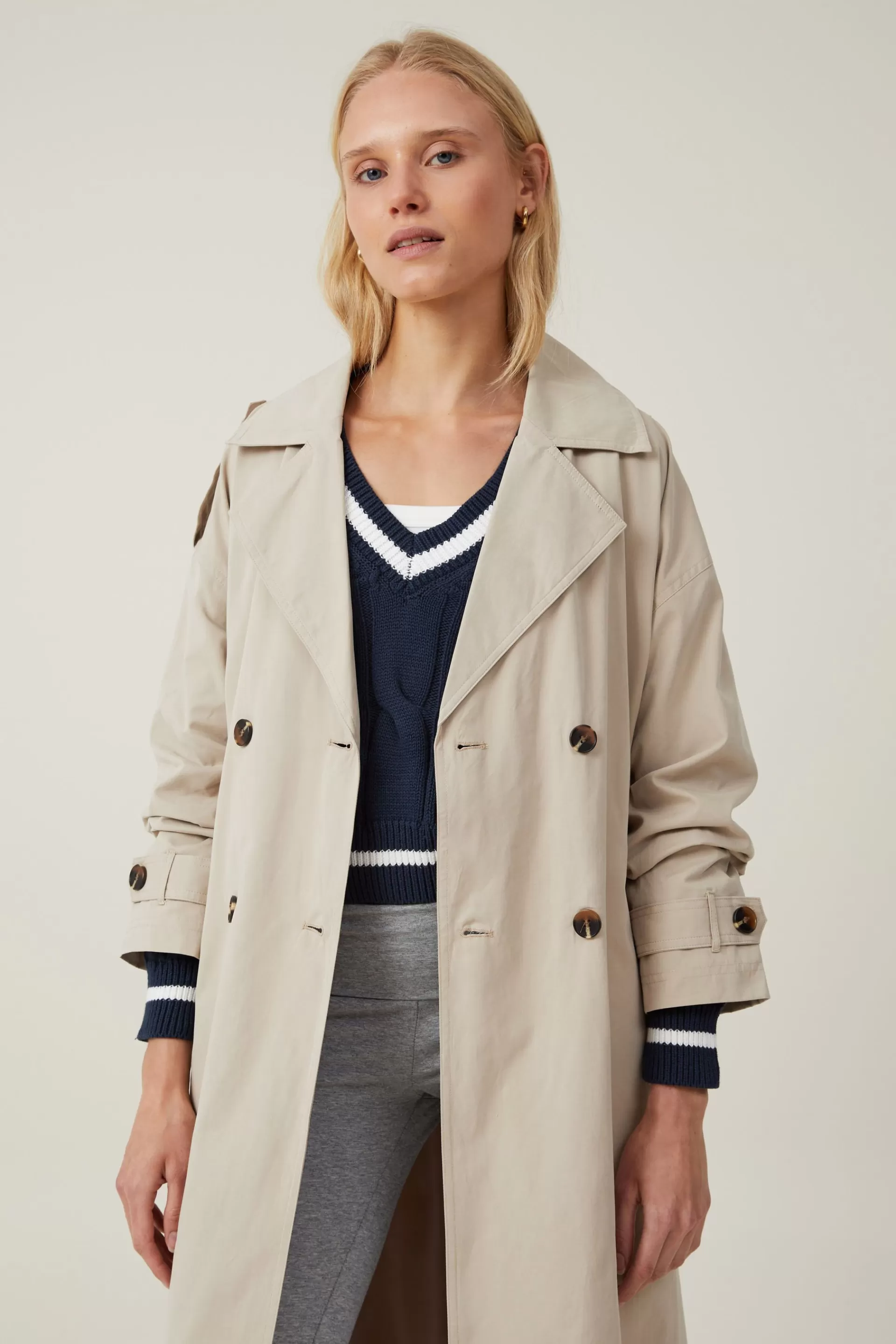 Cotton On Jackets & Coats | Tops*Lottie Trench Coat Midtaupe