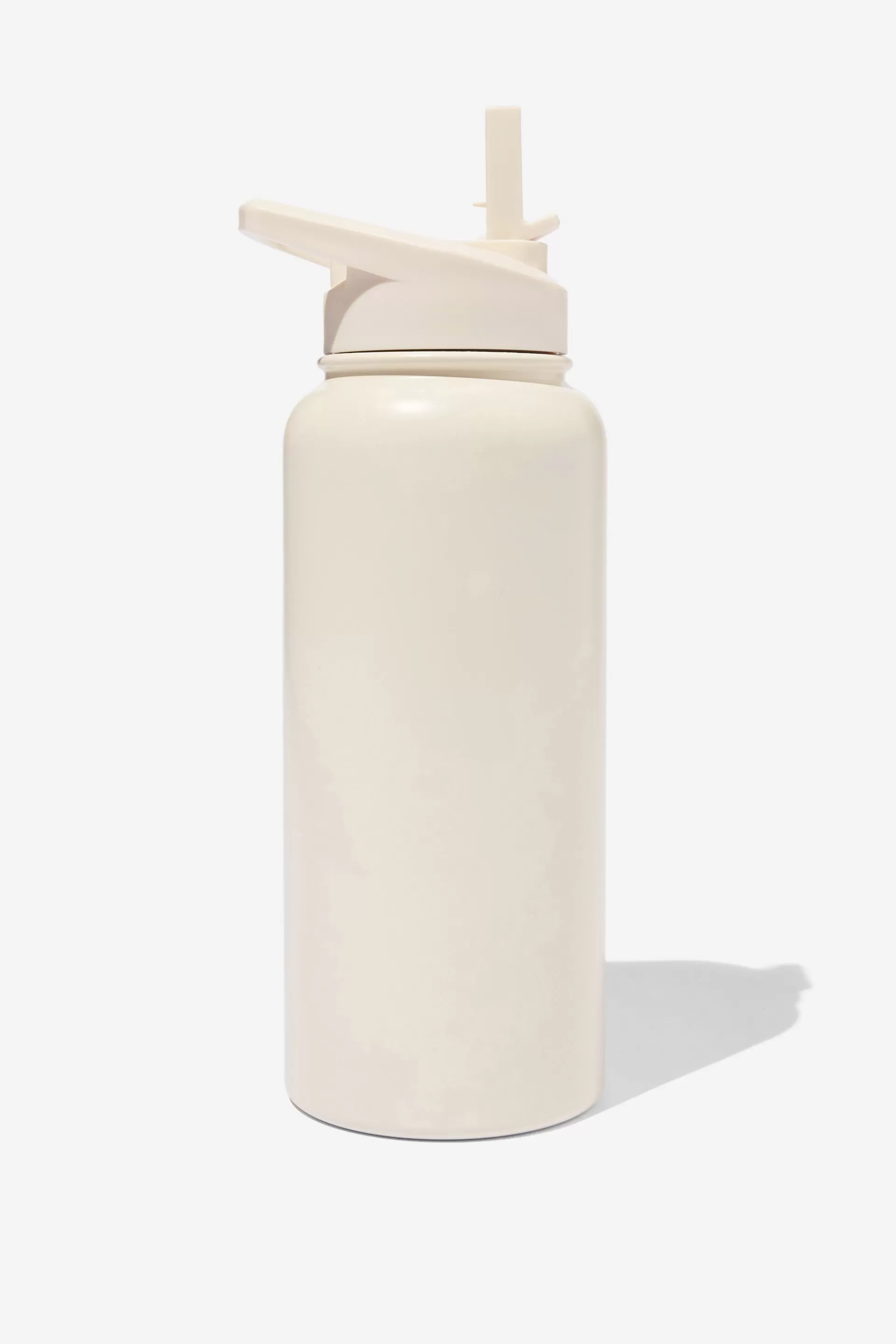 Cotton On Drinking*Metal Drink Bottle Offwhite