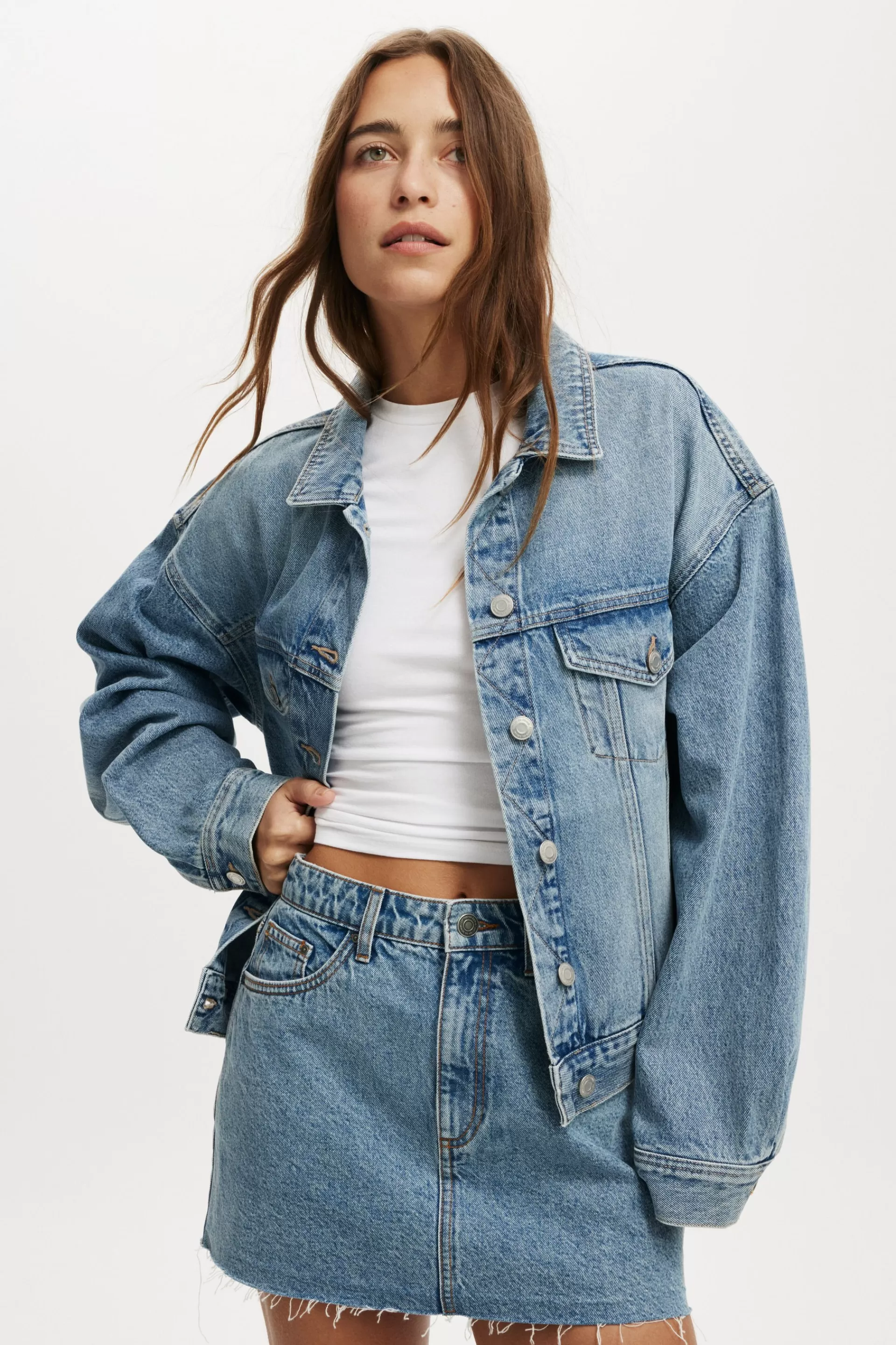 Cotton On Jackets & Coats | Tops*Original Denim Jacket Sunsetblue