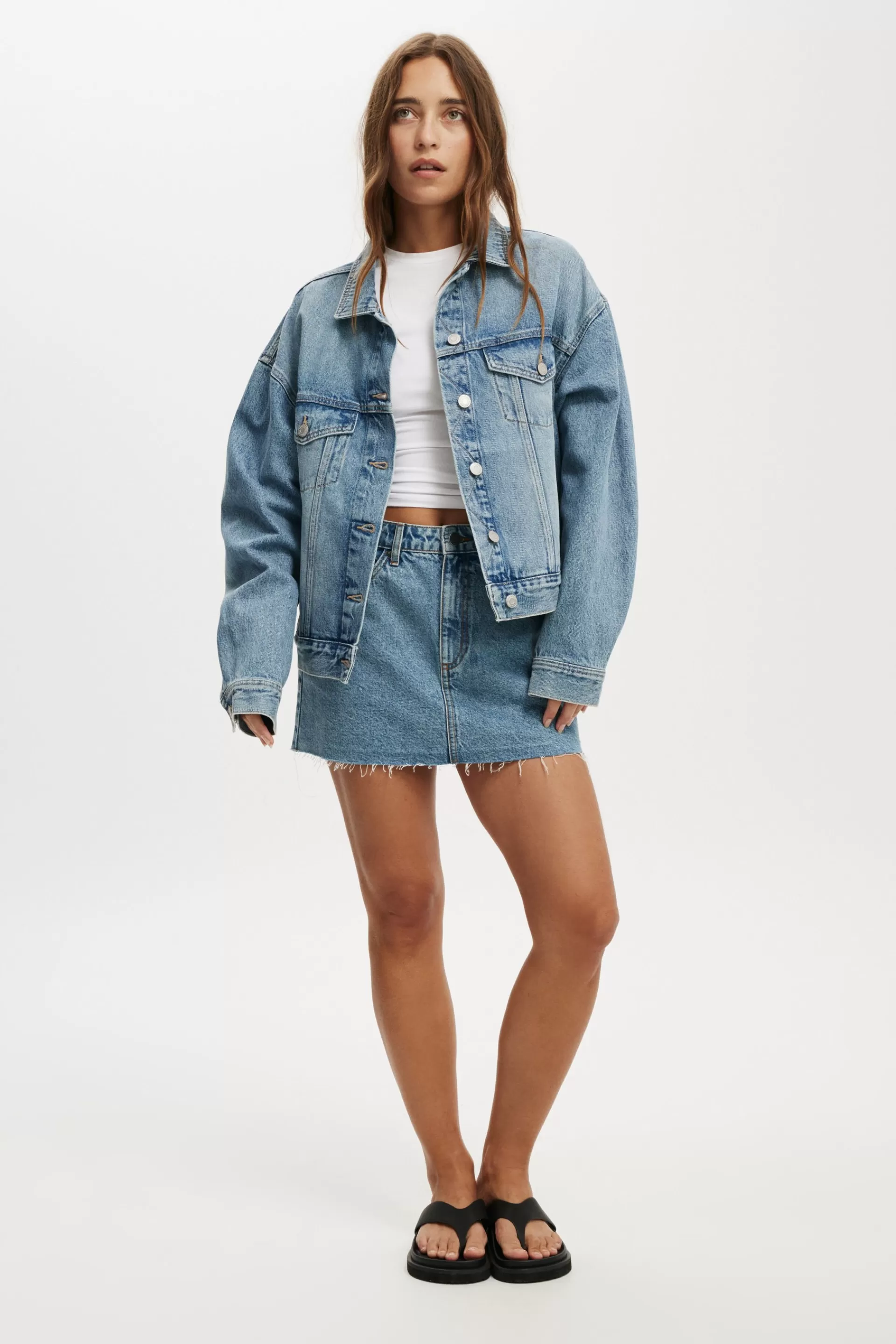 Cotton On Jackets & Coats | Tops*Original Denim Jacket Sunsetblue