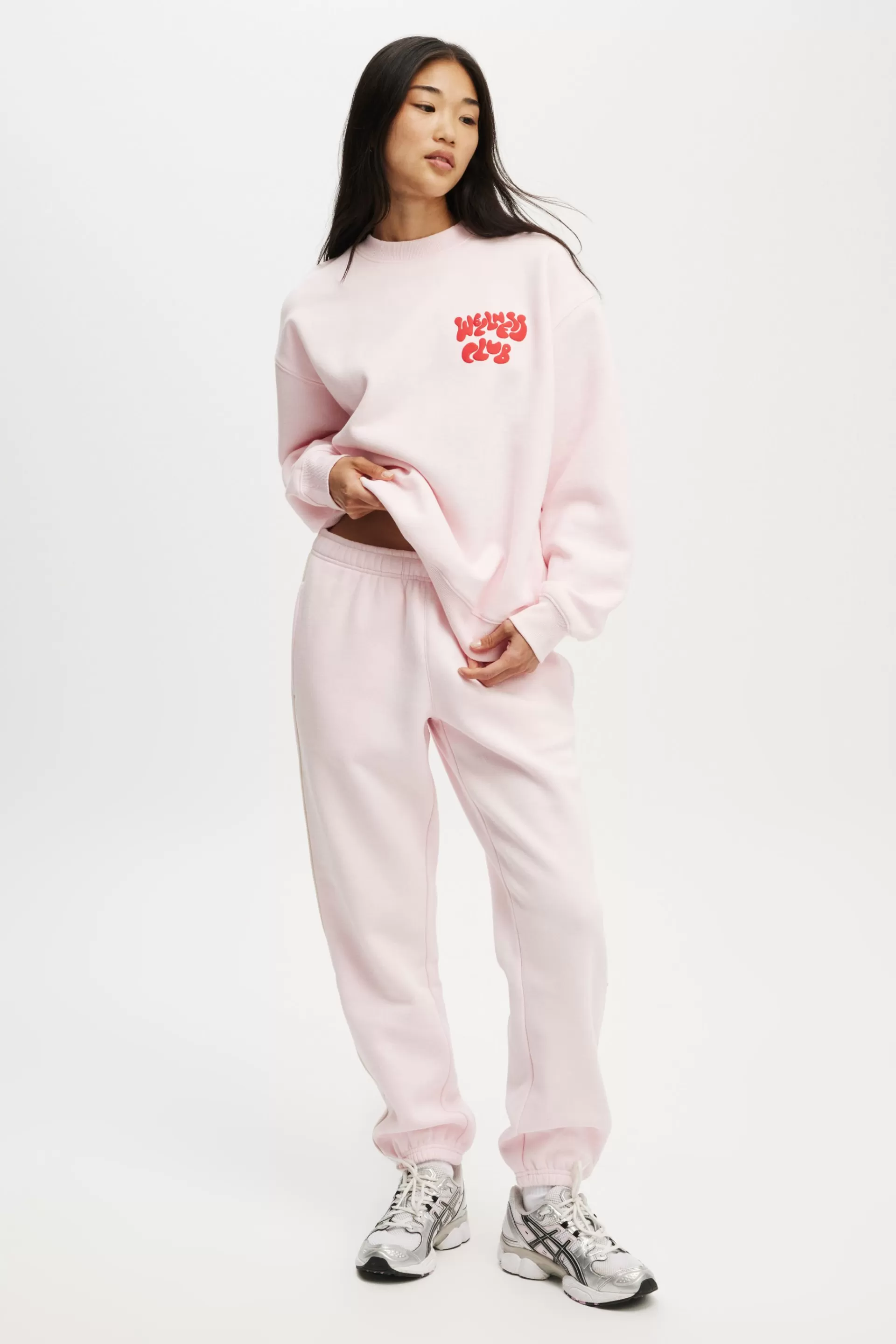 Cotton On Fleece | Hoodies & Trackpants*Plush Essential Gym Sweatpant Cherrydream/coconutmilk