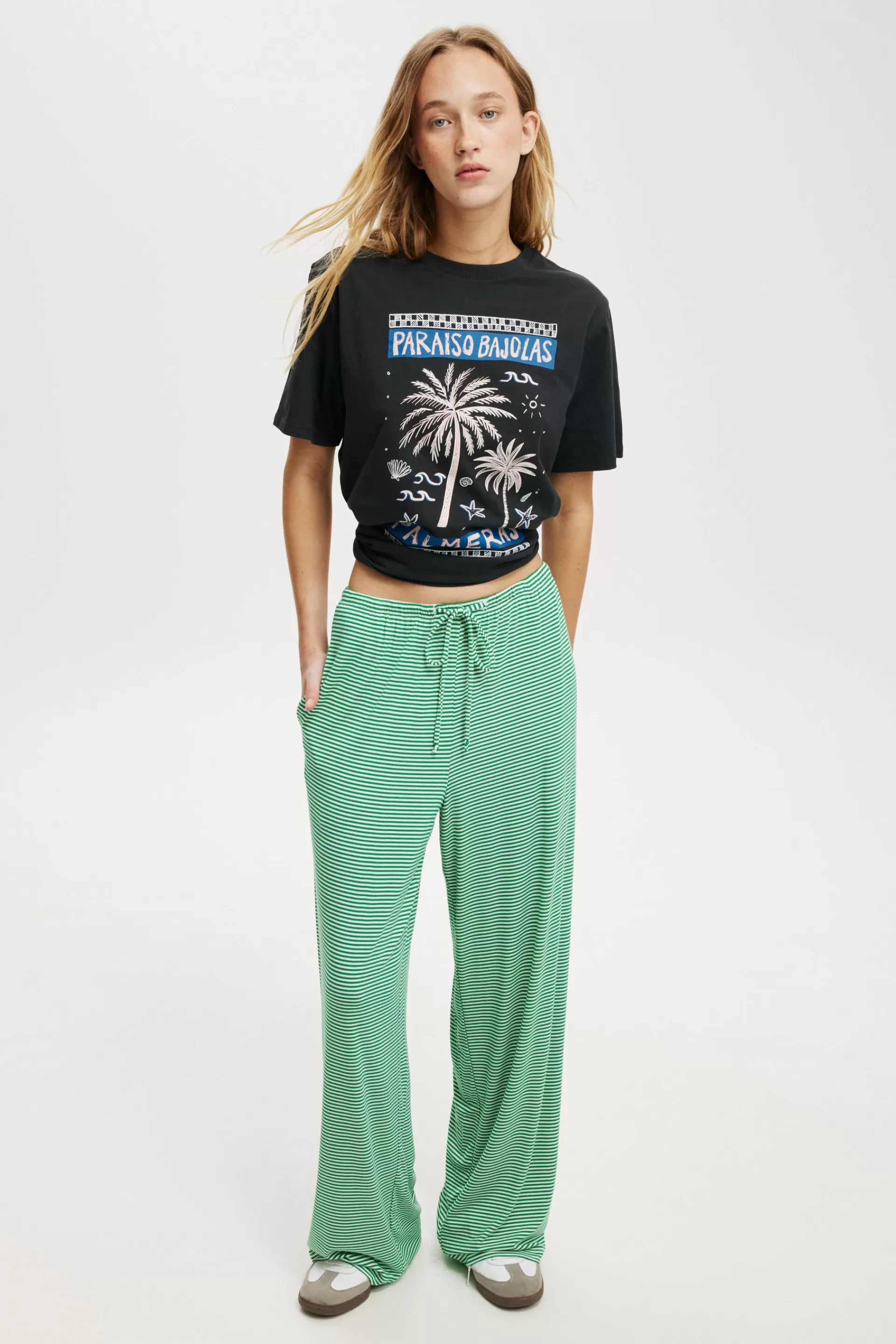 Cotton On Graphic T-Shirts | Tops*Regular Fit Graphic Tee Palmtree/washedblack