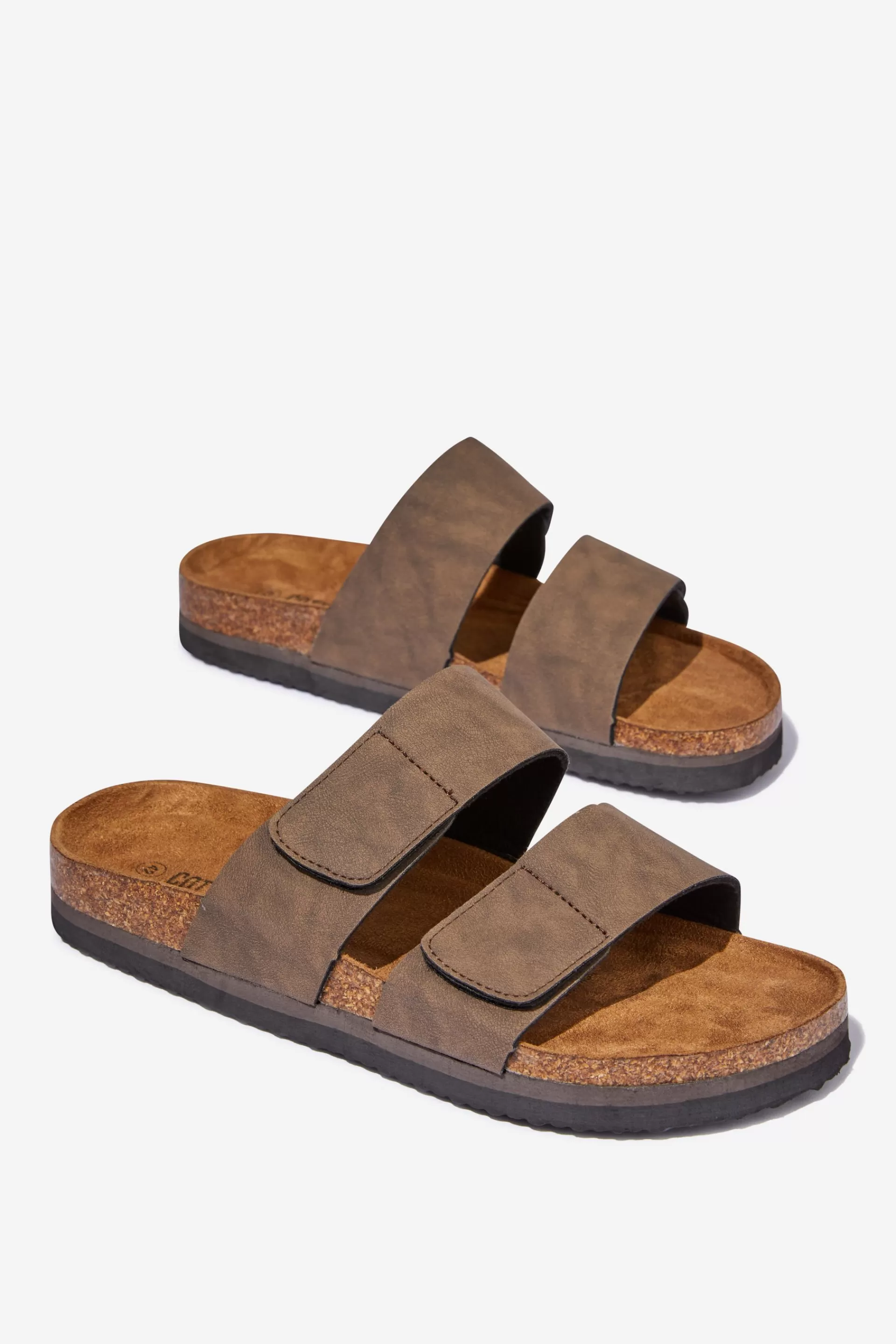 Cotton On Shoes*Resort Sandal Darkchocolate