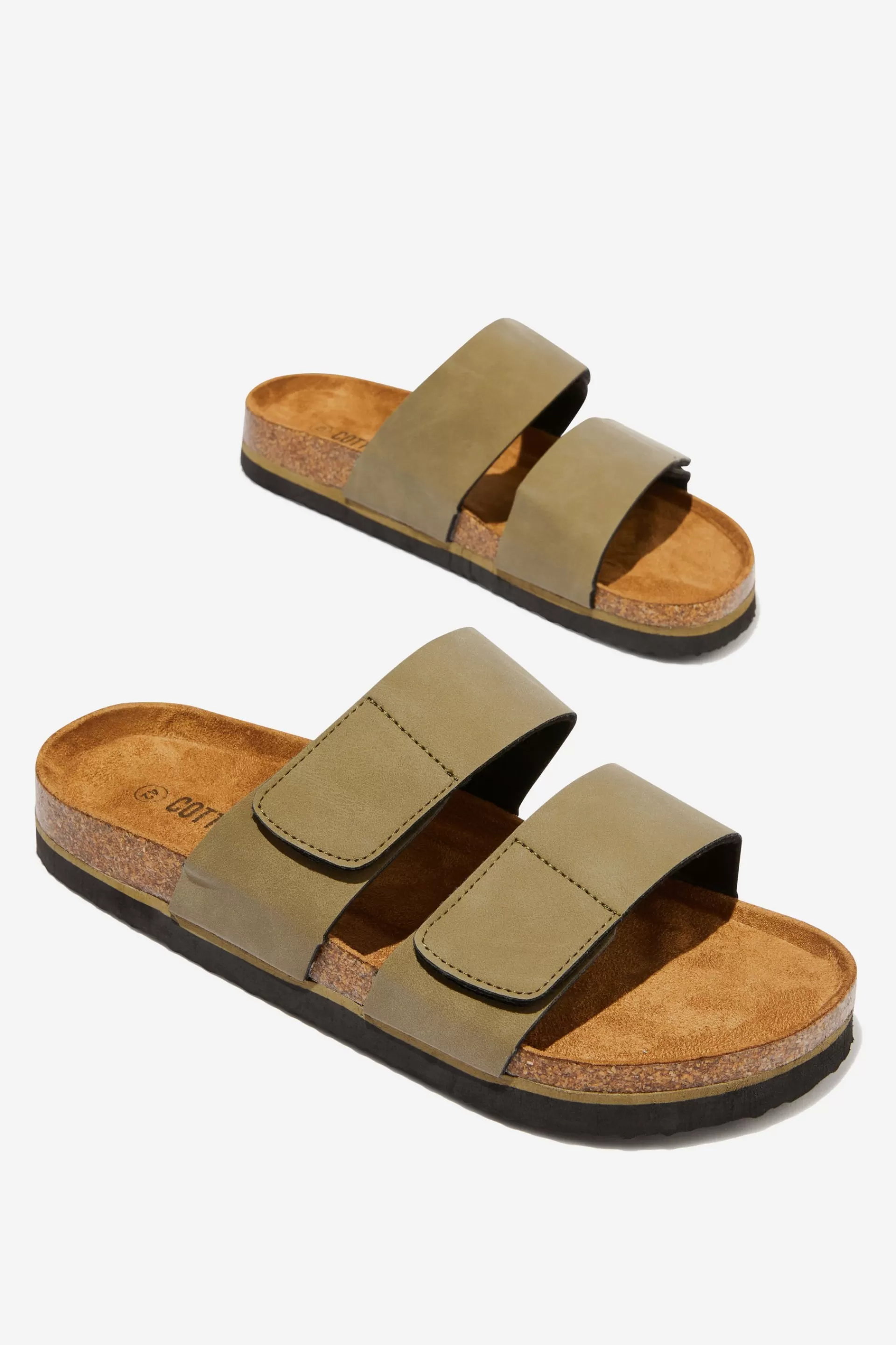 Cotton On Shoes*Resort Sandal Darksage