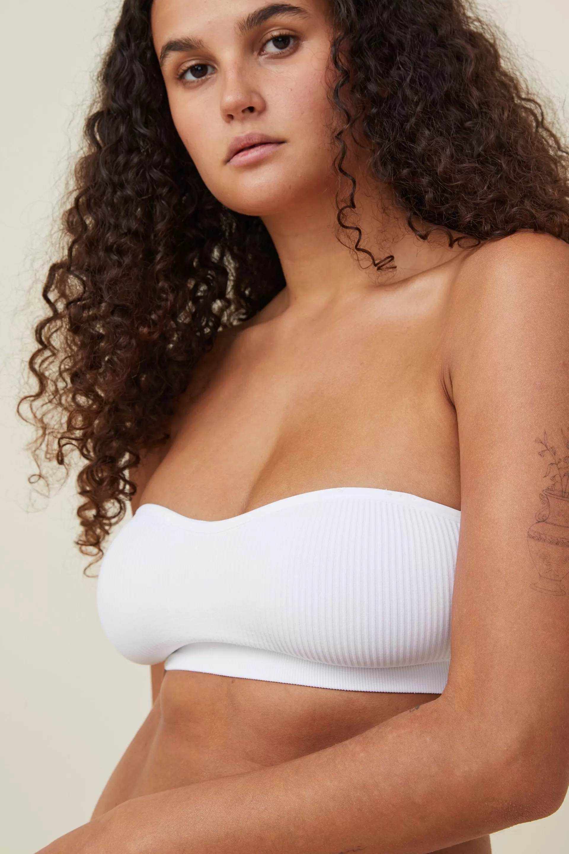 Cotton On Bralettes | Bras*Seamless Sweetheart Padded Bandeau (r)white