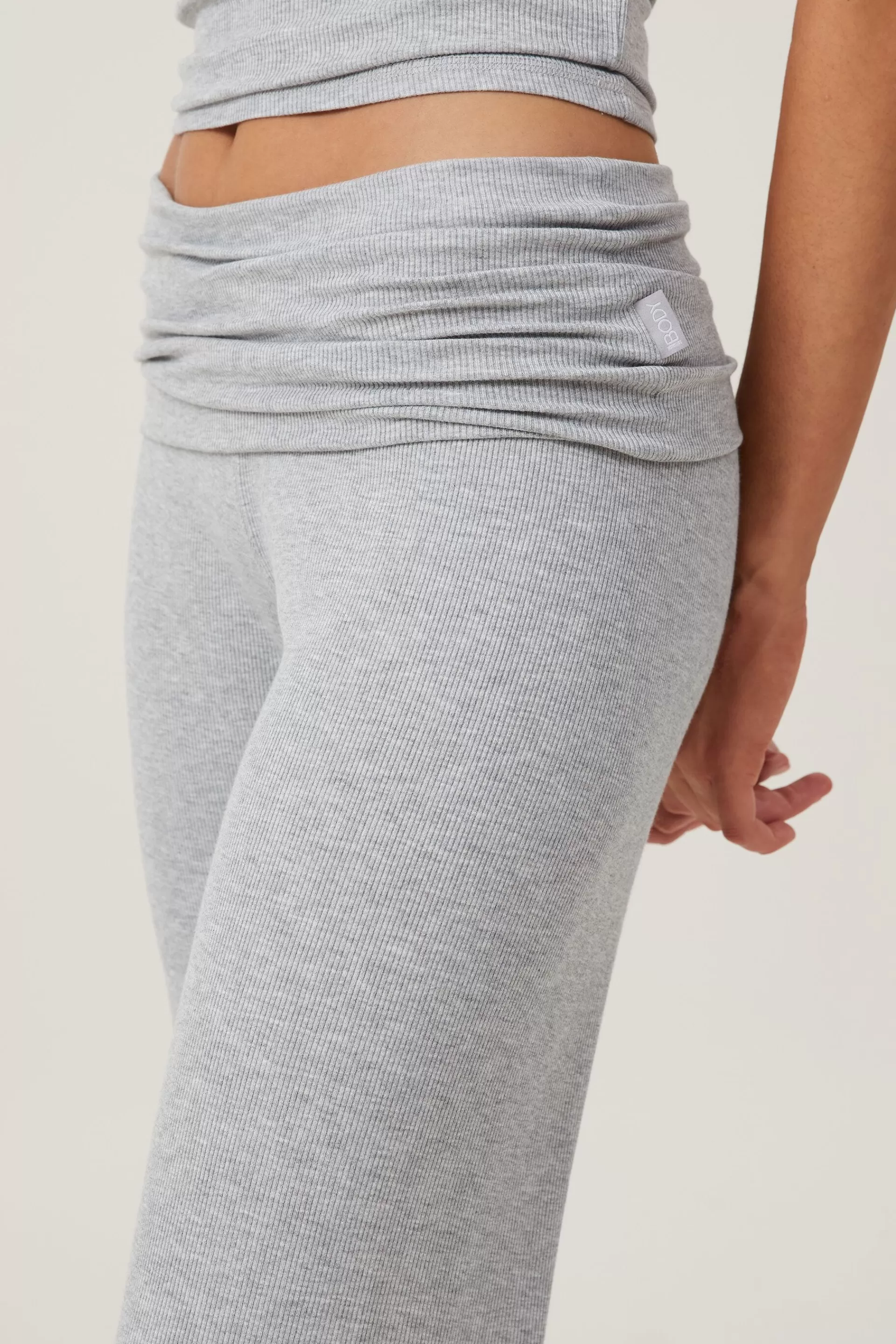 Cotton On Loungewear | Pyjamas*Sleep Recovery Roll Waist Pant Greymarlerib