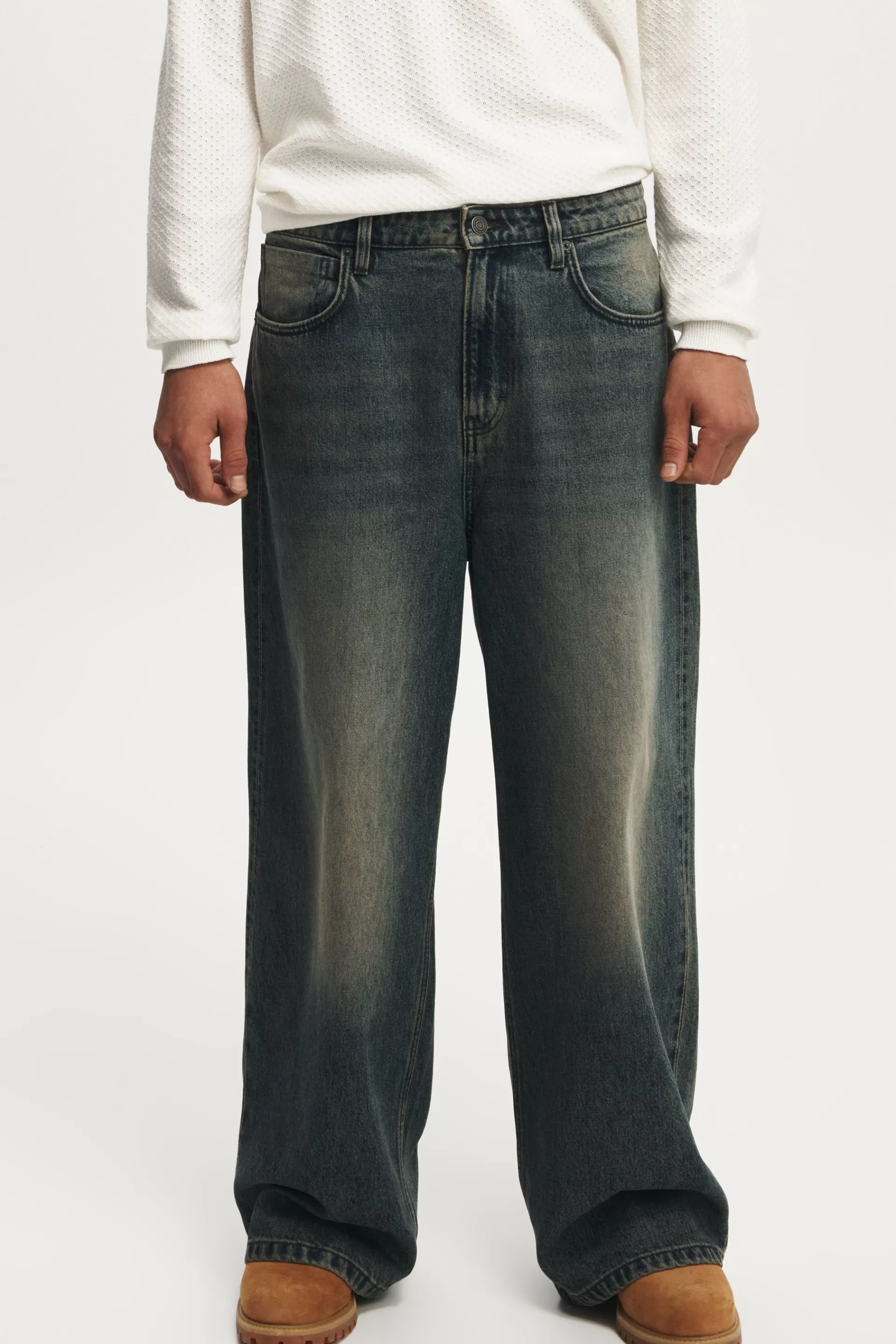 Cotton On Pants | Jeans*Super Baggy Jean Y2kwashedblue