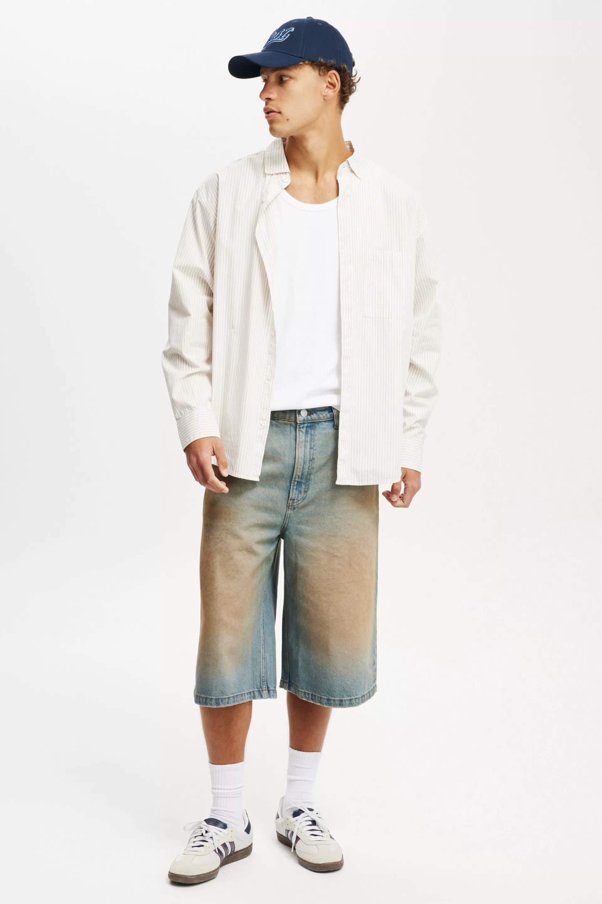 Cotton On Shorts | Jeans*Super Baggy Jort Earlblue