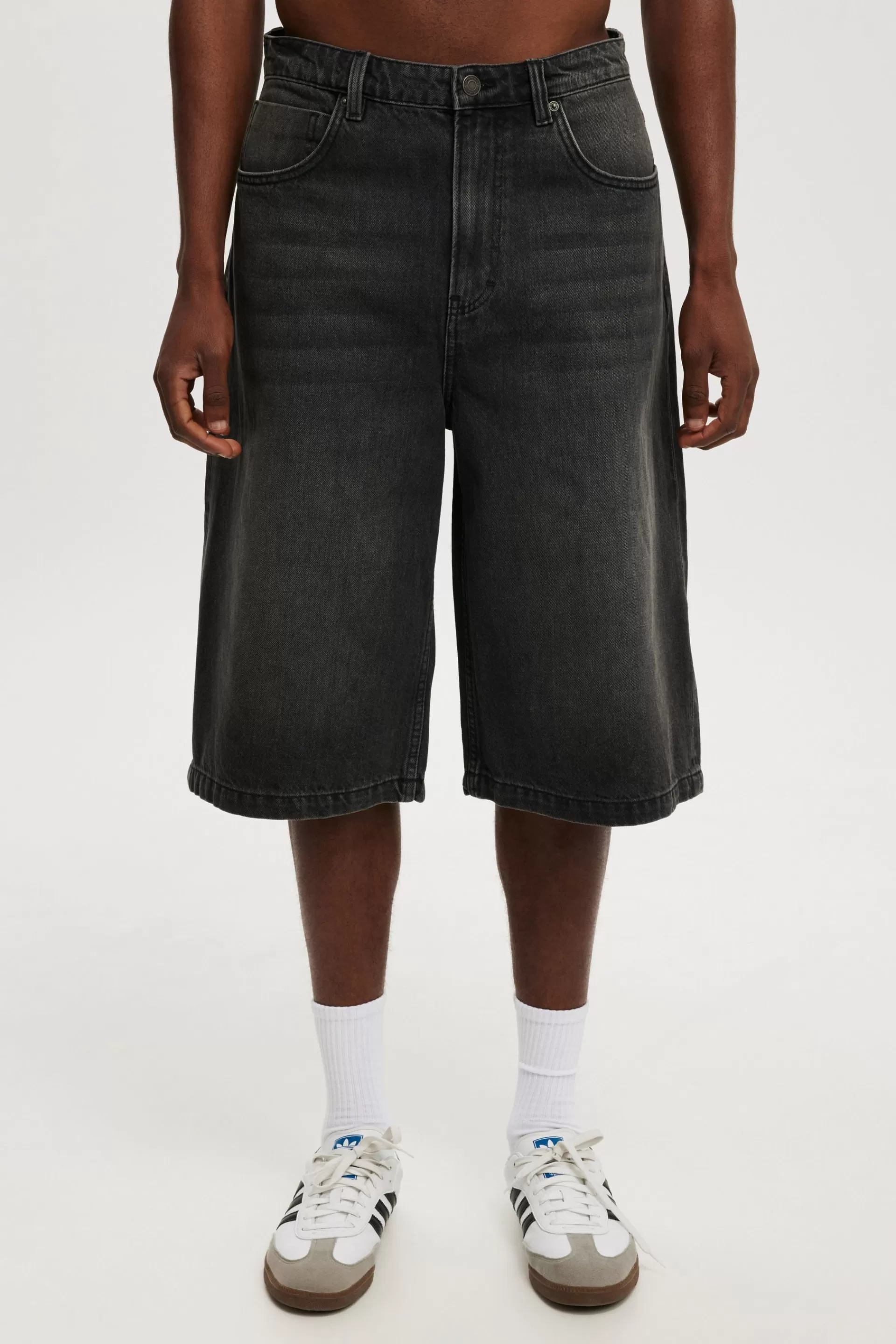 Cotton On Shorts | Shorts*Super Baggy Jort Y2kwashedblack