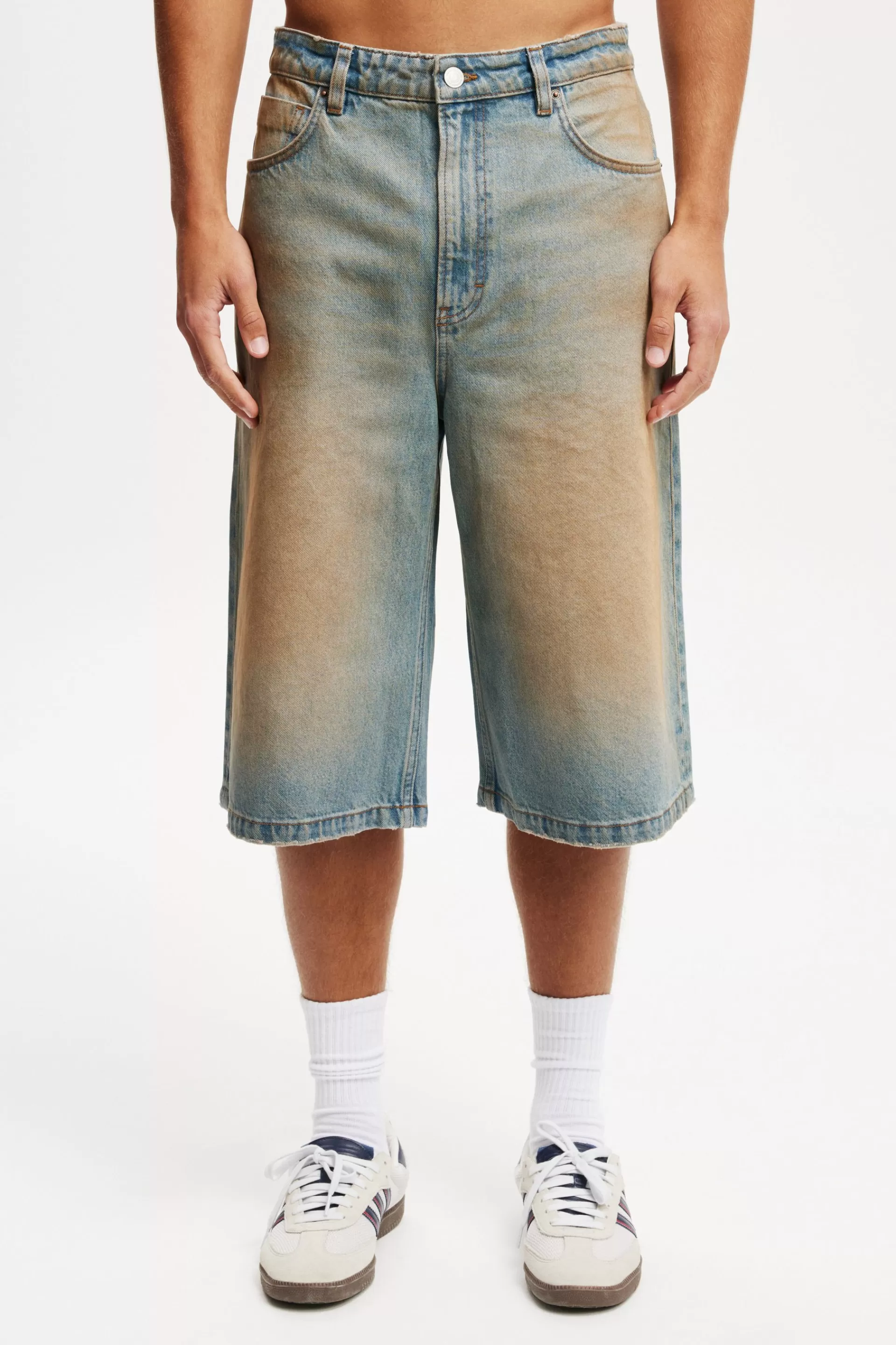 Cotton On Shorts | Jeans*Super Baggy Jort Earlblue