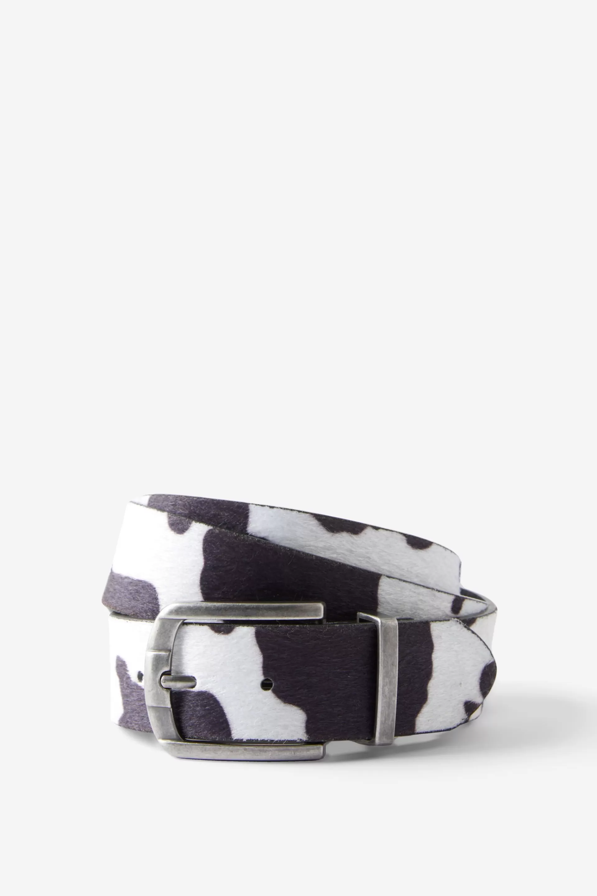 Cotton On Bags & Belts*Textured Print Belt Blackwhite/silver