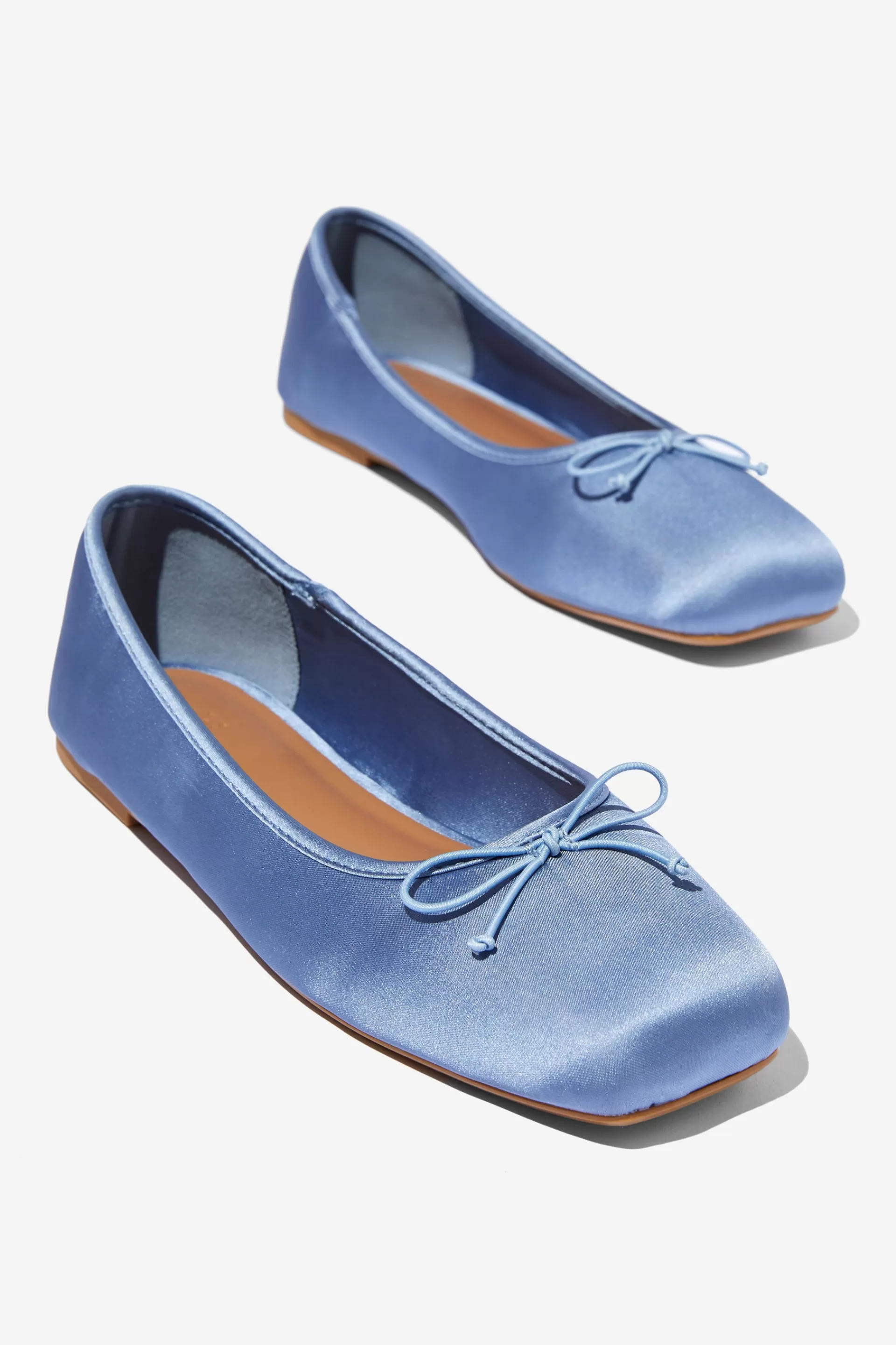 Cotton On Ballet Flats & Loafers*Ziggy Ballet Softbluesatin